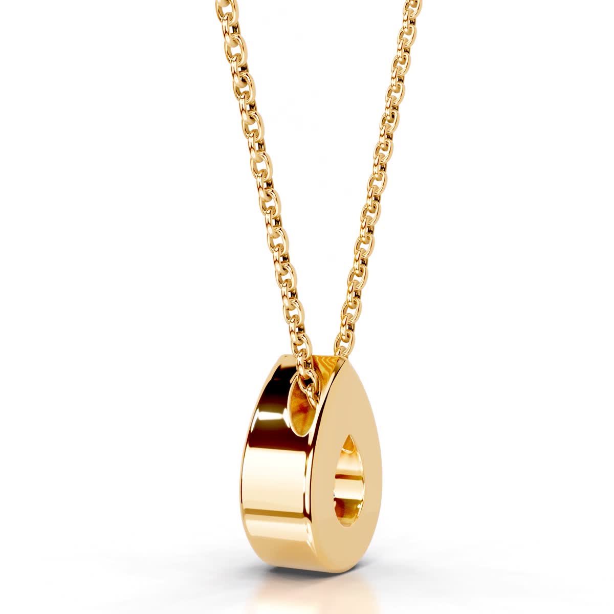 Petit Gianna Lab Grown Diamond Pendant -18K Yellow Gold、mySite、hinf8tx79