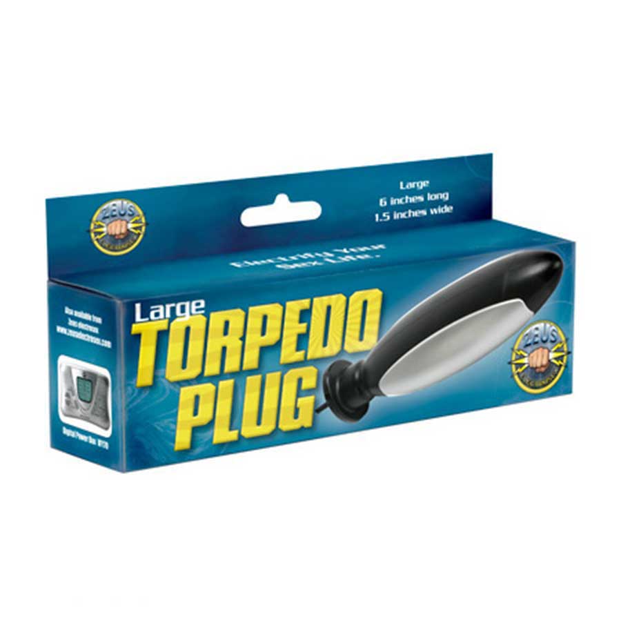 Zeus Electro-Stim Large Anal Torpedo Plug for Elextrosex、mySite、bottomscart