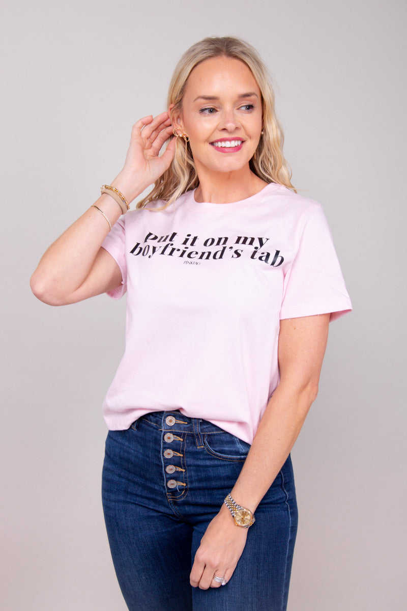 Put It On My Boyfriend's Tab Graphic Tee、mySite、hinf8tx79
