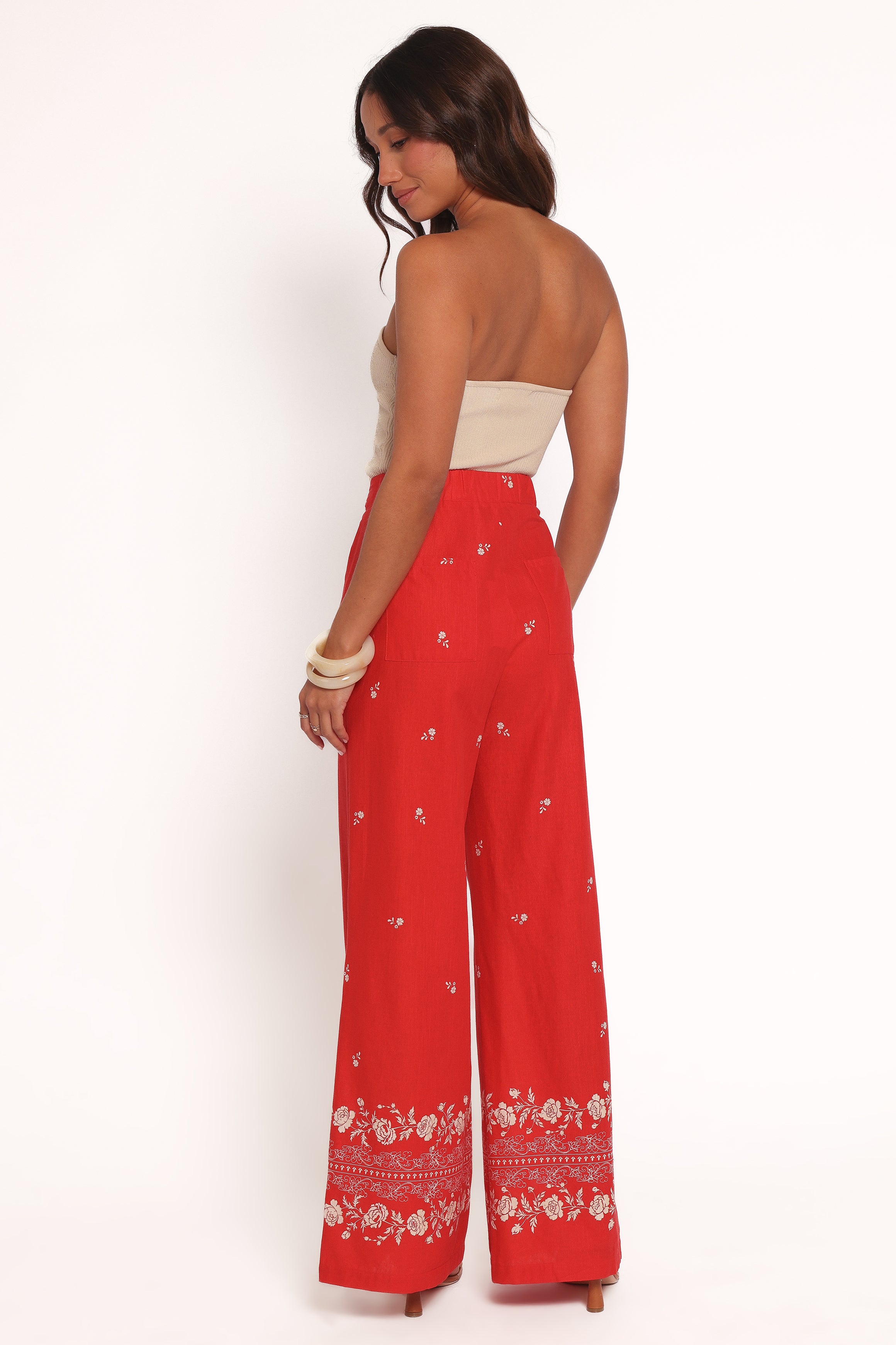  Ilara Pant - Red Floral、mySite、sugarbowlscore