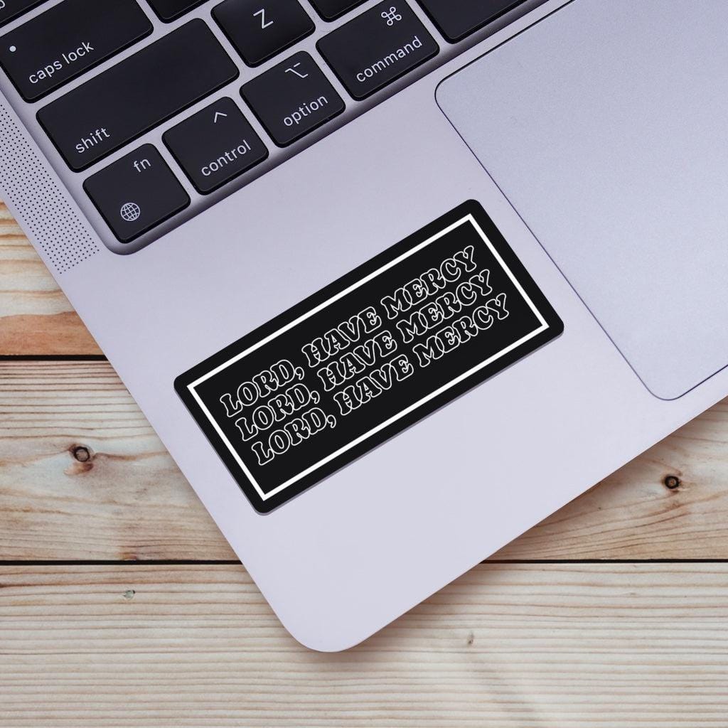  Lord, Have Mercy Sticker - Black & White、mySite、elrpsem3k