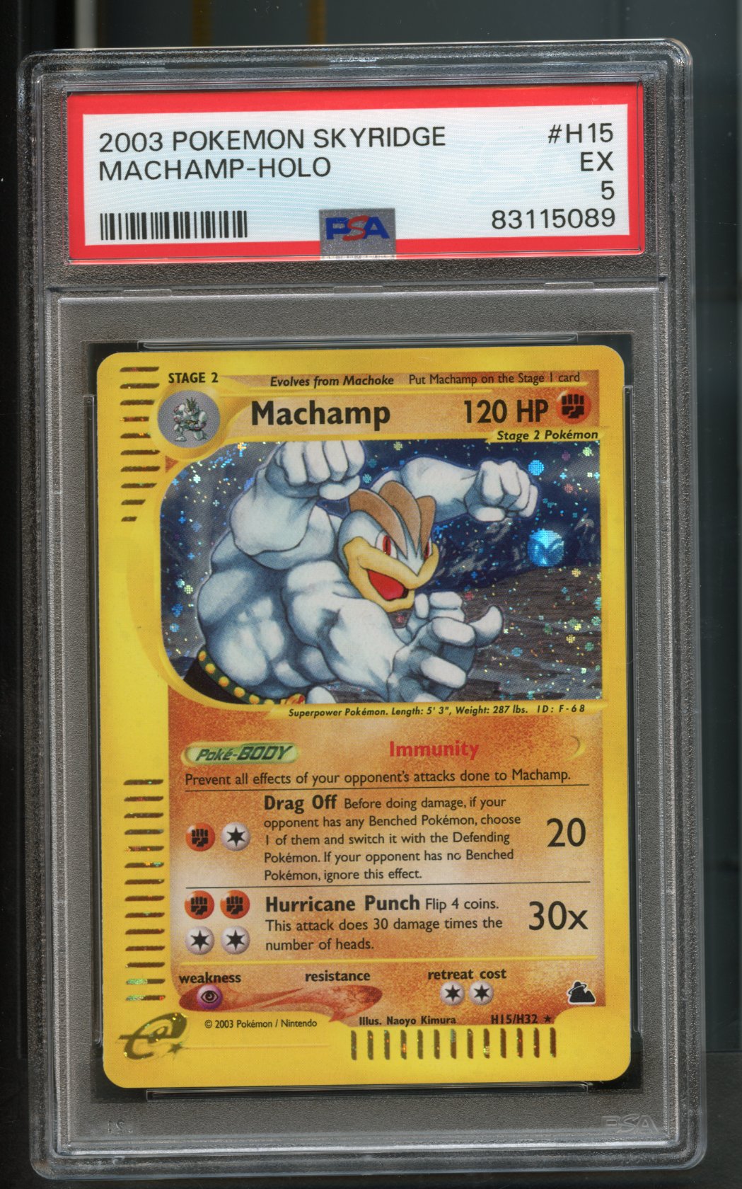 Machamp #H15 PSA 5 Skyridge、mySite、waistdrama