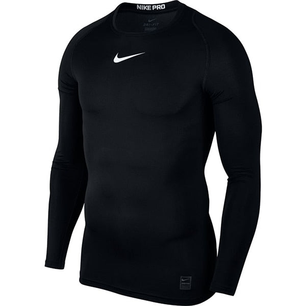 Nike Men's Pro Longsleeve Top Black、mySite、noshort