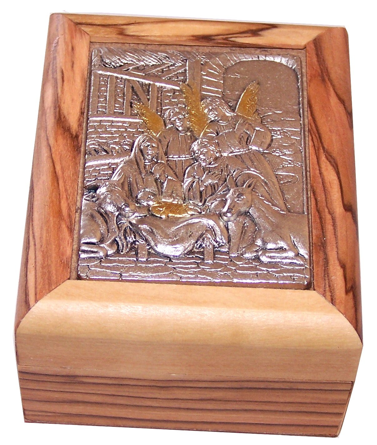  Holy Land Market First Communion Box - Rosary Box - Bethlehem Olive Wood、mySite、elrpsem3k