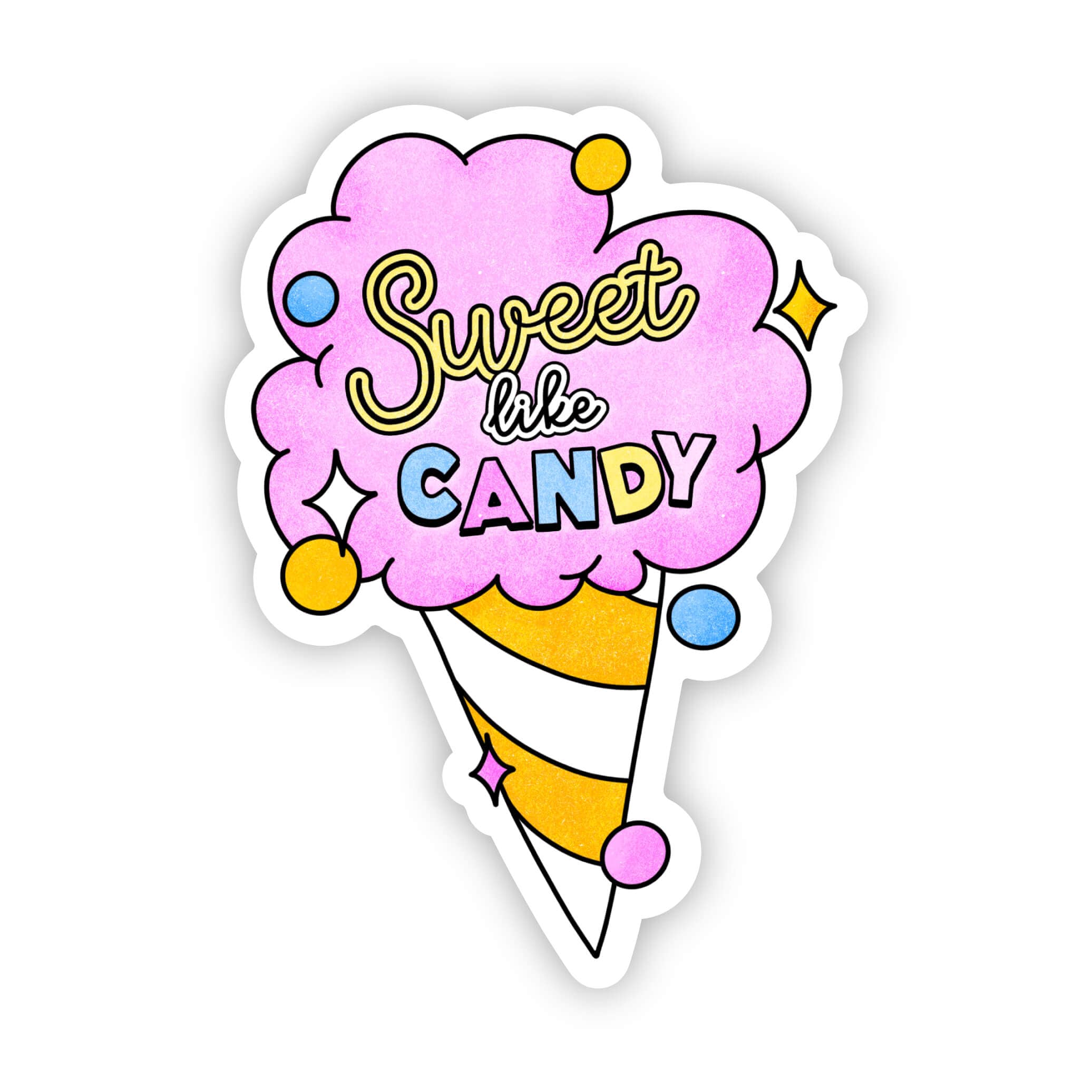  Sweet like candy cotton candy sticker、mySite、elrpsem3k