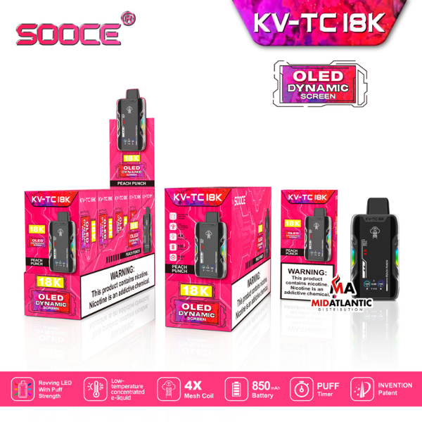 SOOCE KV-TC18K Disposable Vape、mySite、zt4zffjzw