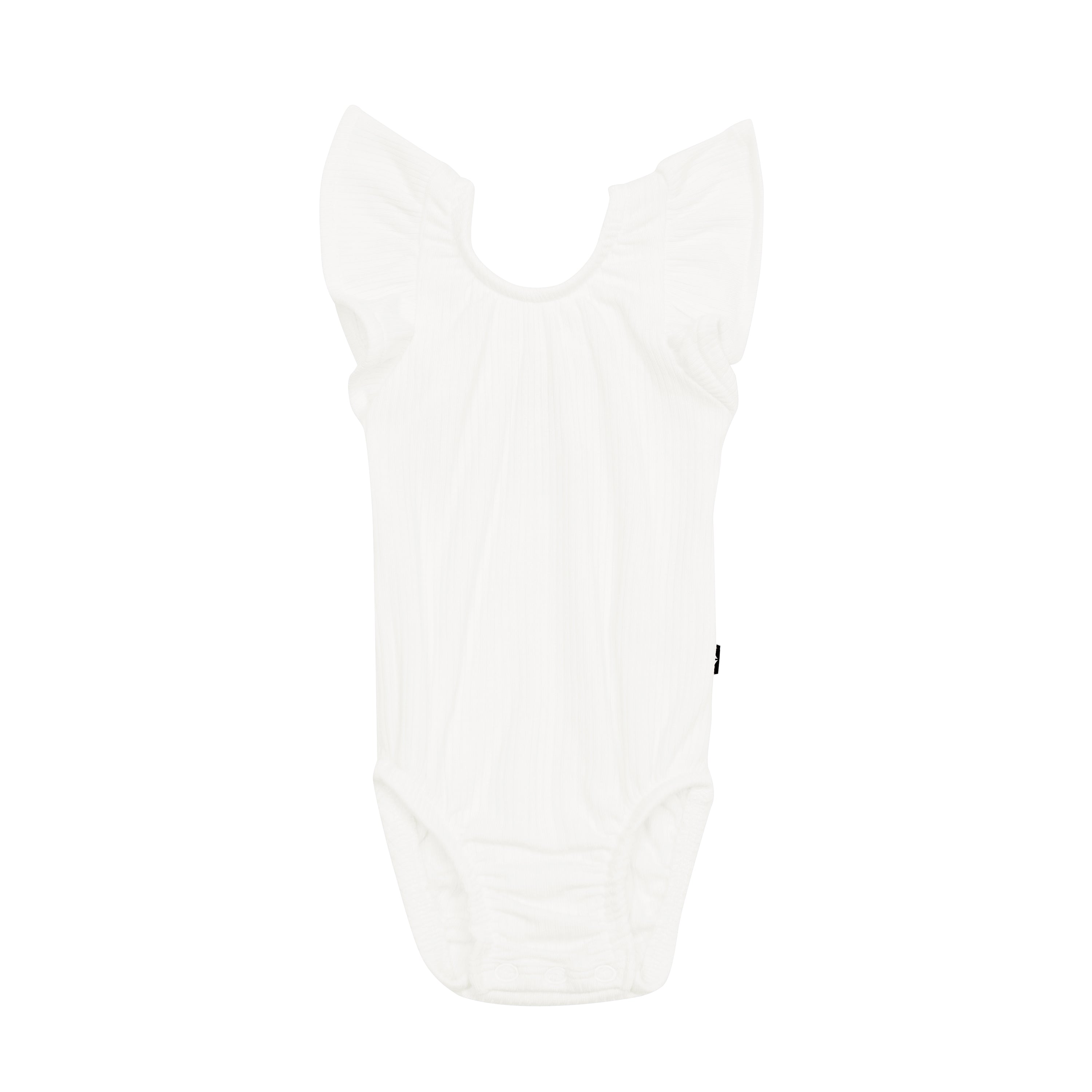  Ribbed Sleeveless Ruffle Leotard in Cloud、mySite、layawaytickets