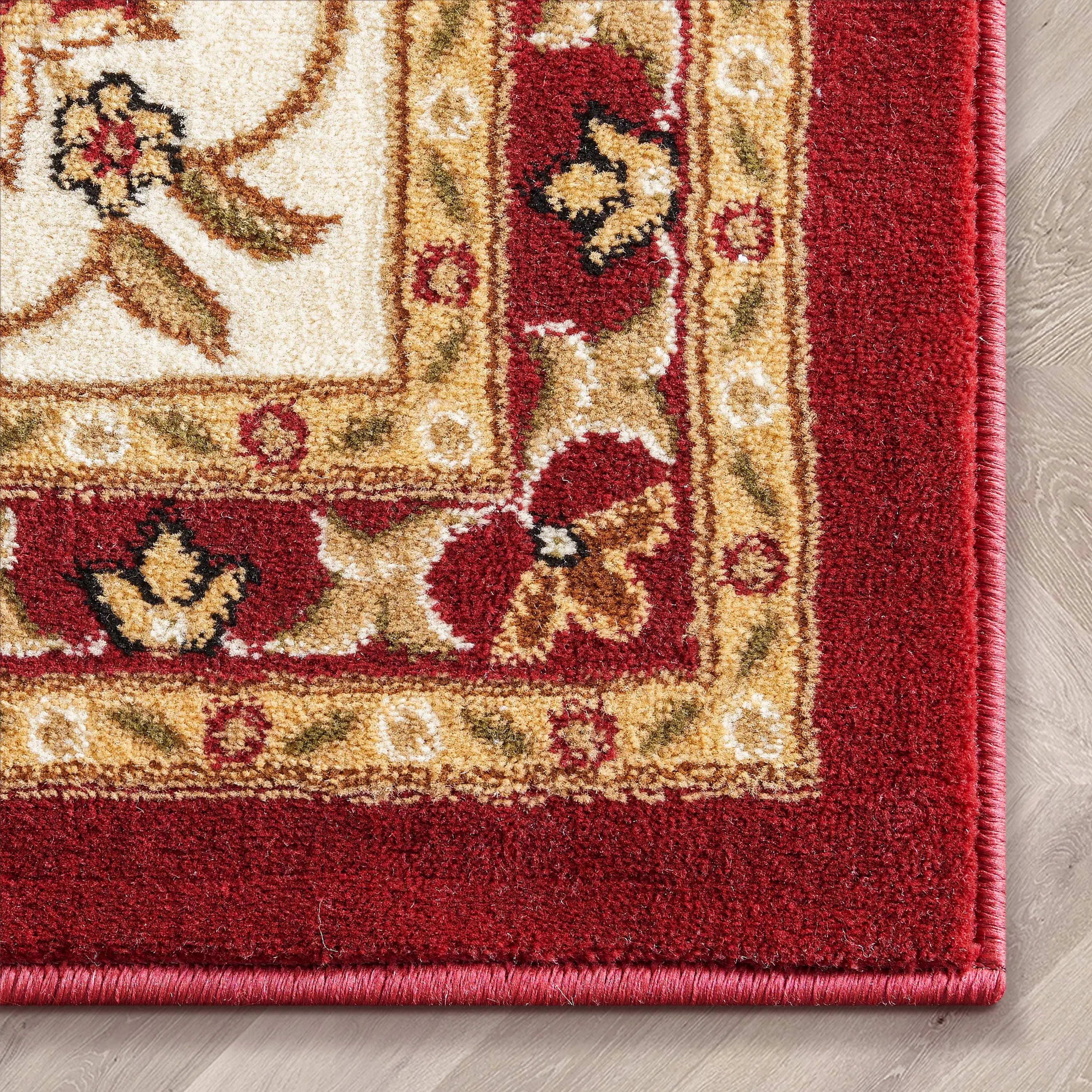 Sarouk Red Traditional Rug、mySite、gigharbornorthrealestate