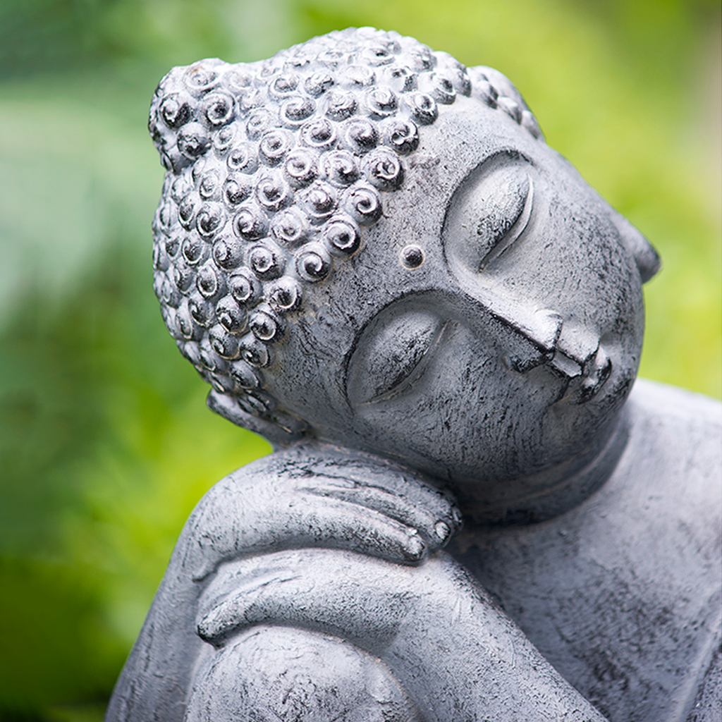 Gray Resting Buddha Statue、mySite、topwebapps
