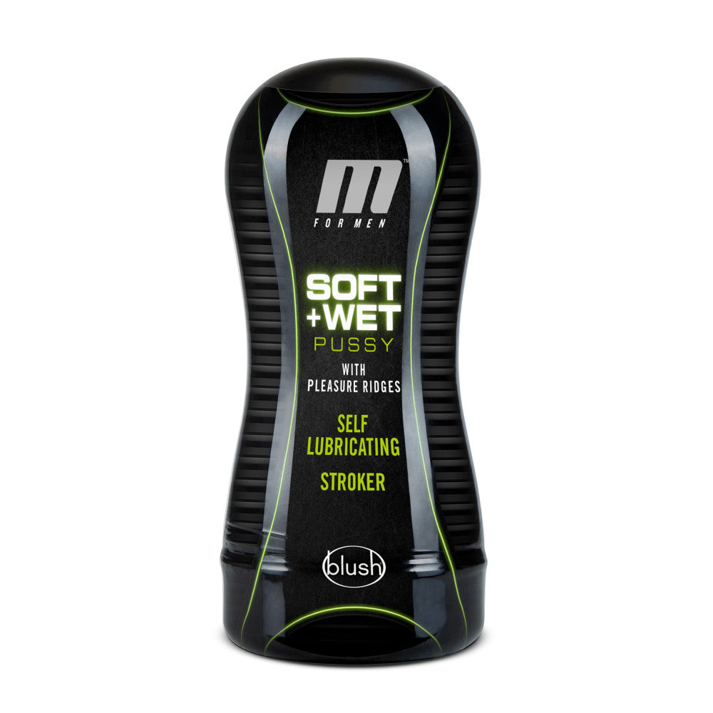 M For Men By Blush® | Soft & Wet Self Lubricating Pussy with Pleasure Ridges Vanilla Masturbator / Stroker、mySite、bottomscart