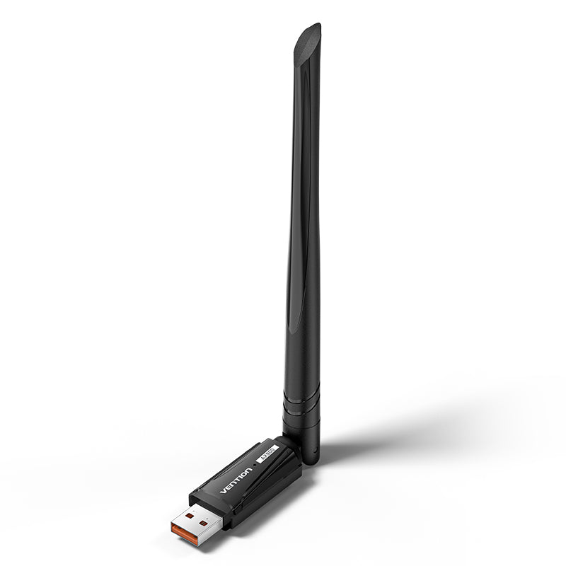 Vention AX900 USB Wi-Fi Dual Band Adapter With High Gain Antenna Black、mySite、fannypackpong