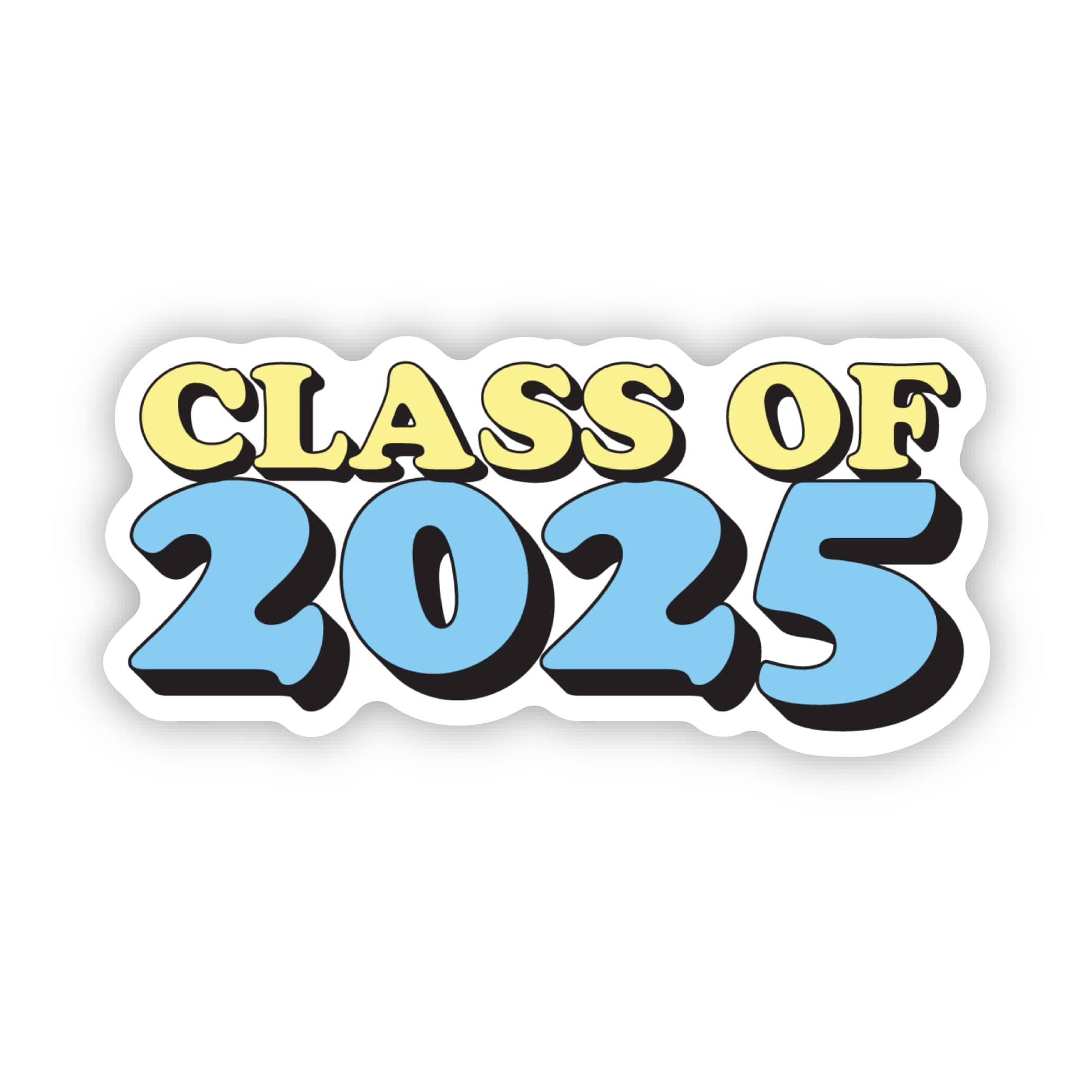  Class Of 2025 Graduation Text Sticker、mySite、ghnorth