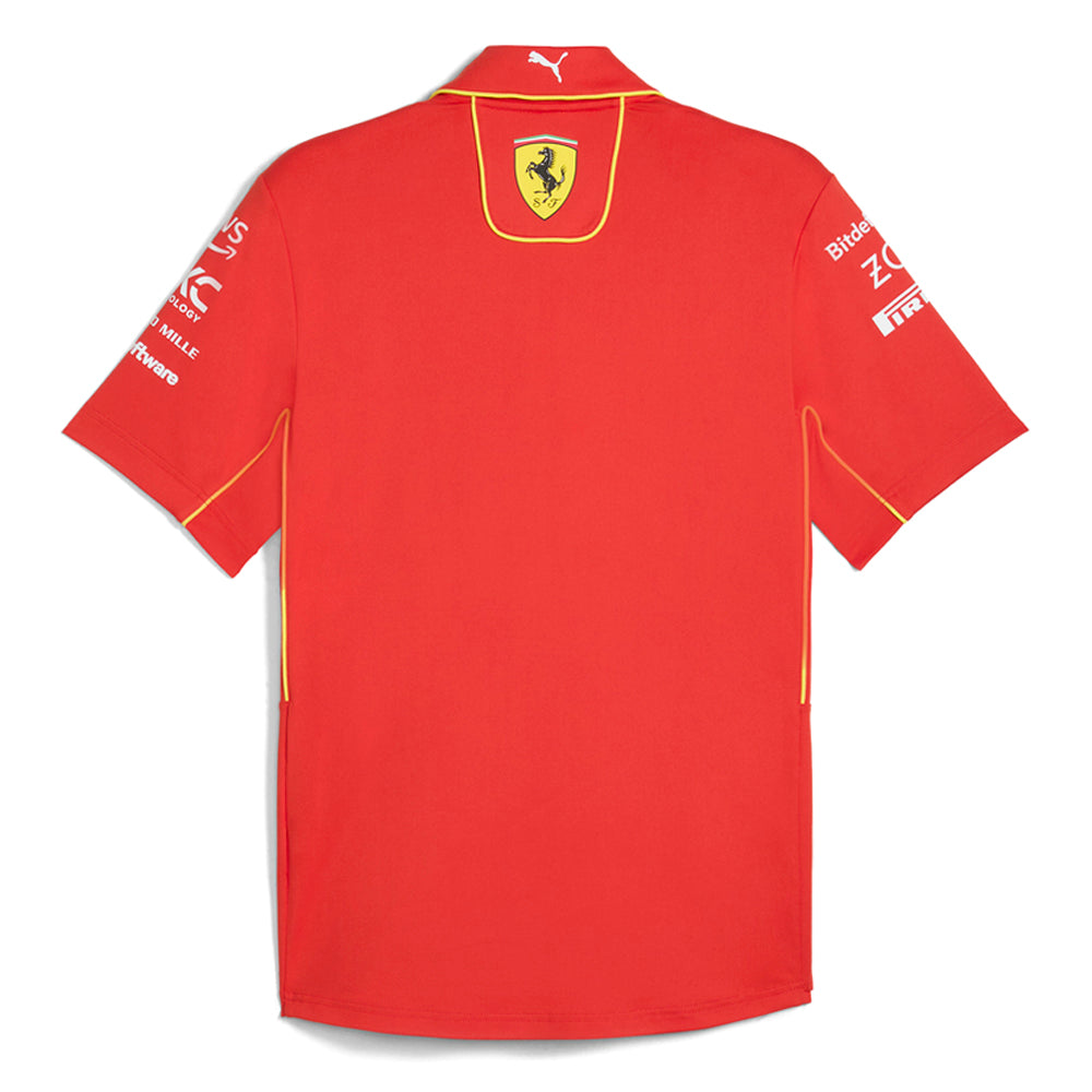 Scuderia Ferrari Team Pro Short Sleeve Polo Shirt、mySite、gtrtttuynbv
