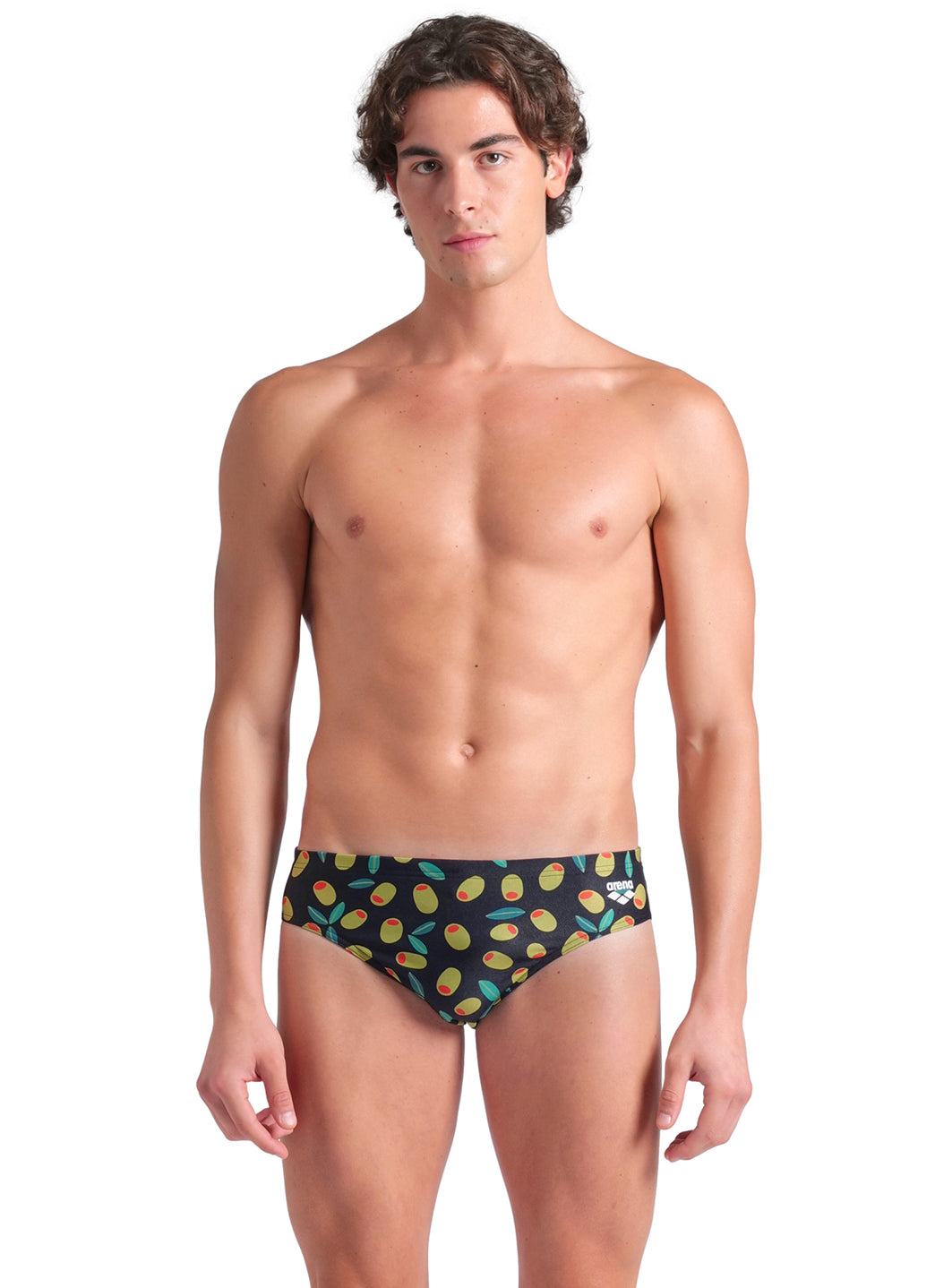 Arena Men's Olives Brief Swimsuit、mySite、noshort