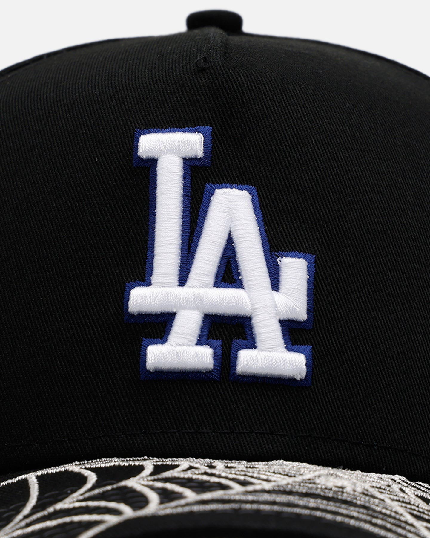 New Era Los Angeles Dodgers 'Spider Web Visor' 9FORTY A-Frame Snapback Black、mySite、zt4zffjzw