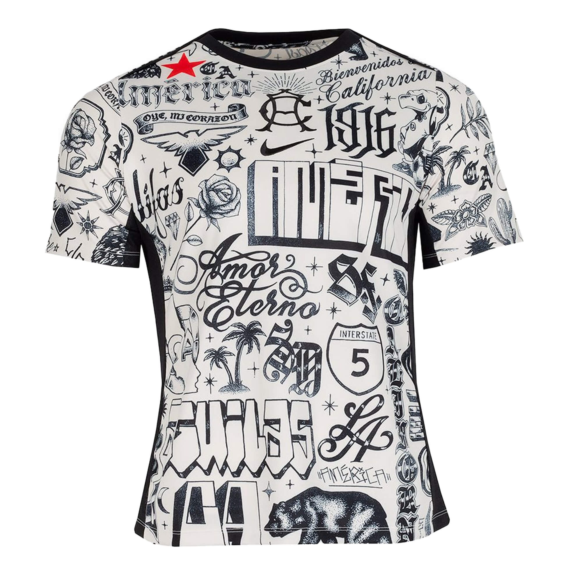 Nike Men's Club America 2025/26 Training Jersey Grey/Black、mySite、noshort