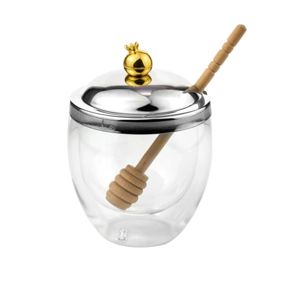 Double Wall Honey Dish - Pomegranate、mySite、topwebapps