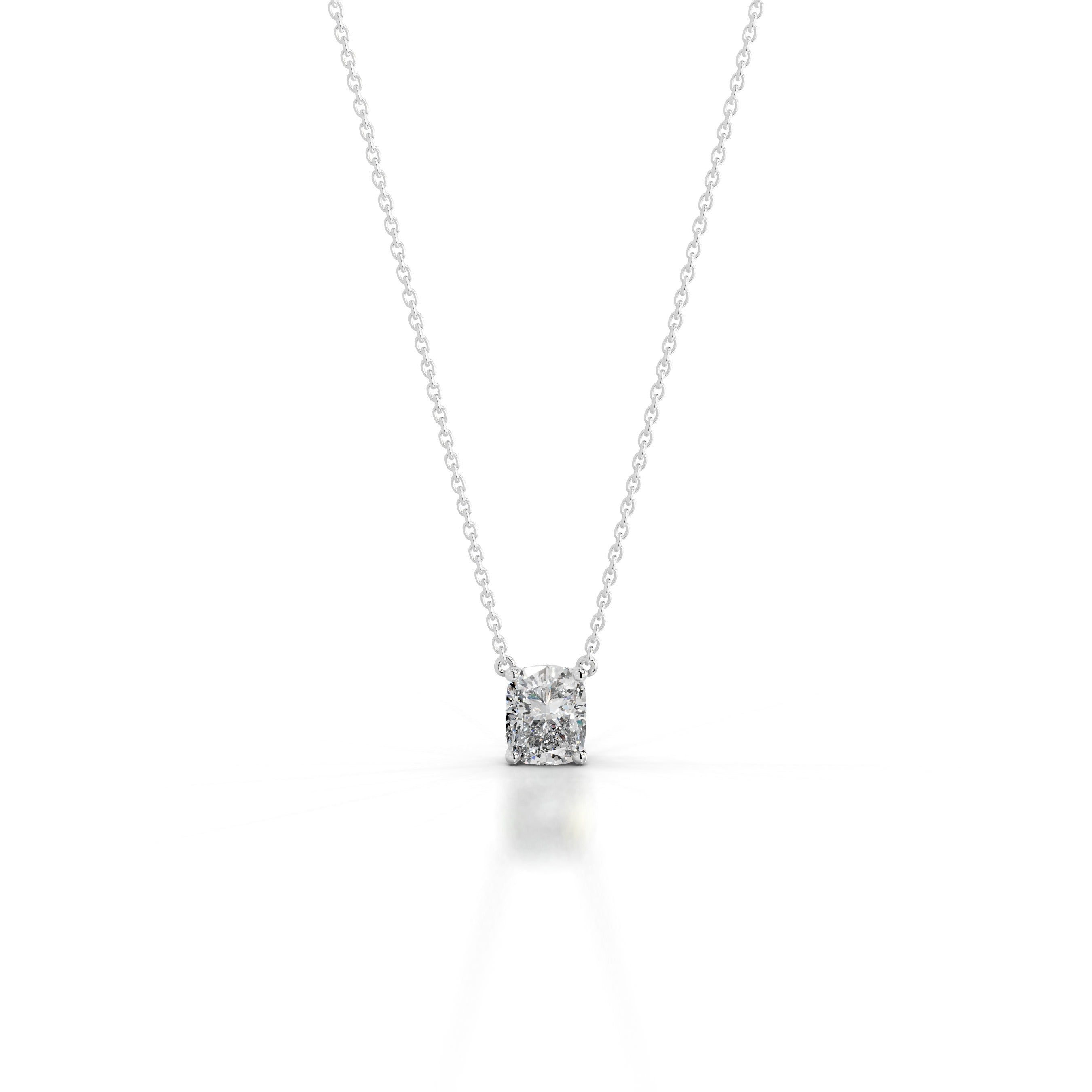 Mary Lab Grown Diamond Pendant - 14K White Gold、mySite、hinf8tx79