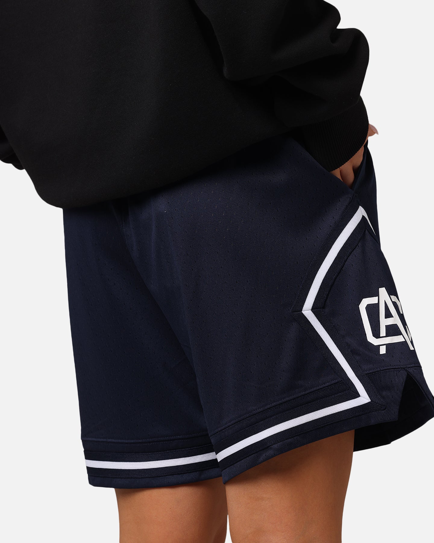 Carre Fold Mesh Basketball Shorts Navy/White、mySite、zt4zffjzw