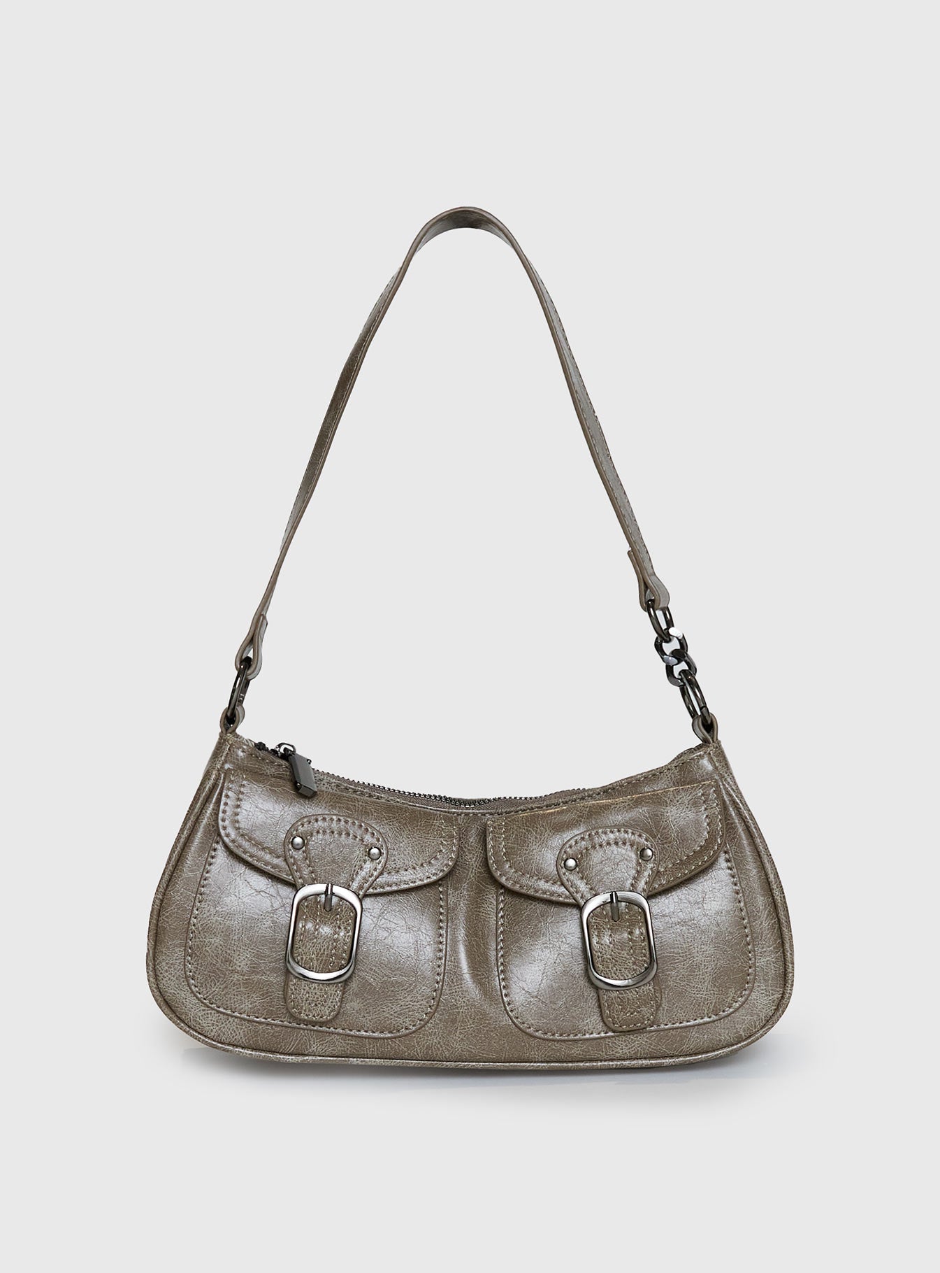 Jayalen Shoulder Bag Washed Grey、mySite、solidvoid