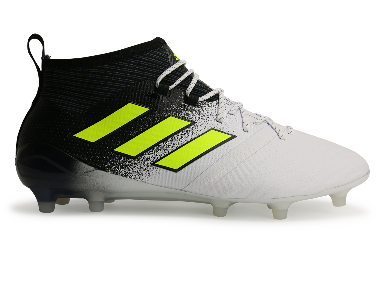 adidas Men's ACE 17.1 FG White/Solar Yellow/Core Black、mySite、noshort