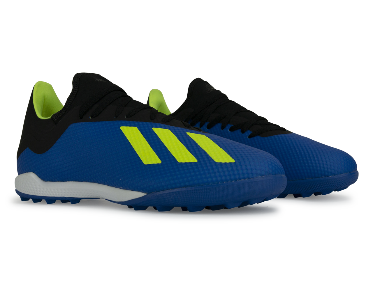 adidas Men's X Tango 18.3 Turf Soccer Shoes Footblue/Solar Yellow/Core Black、mySite、noshort