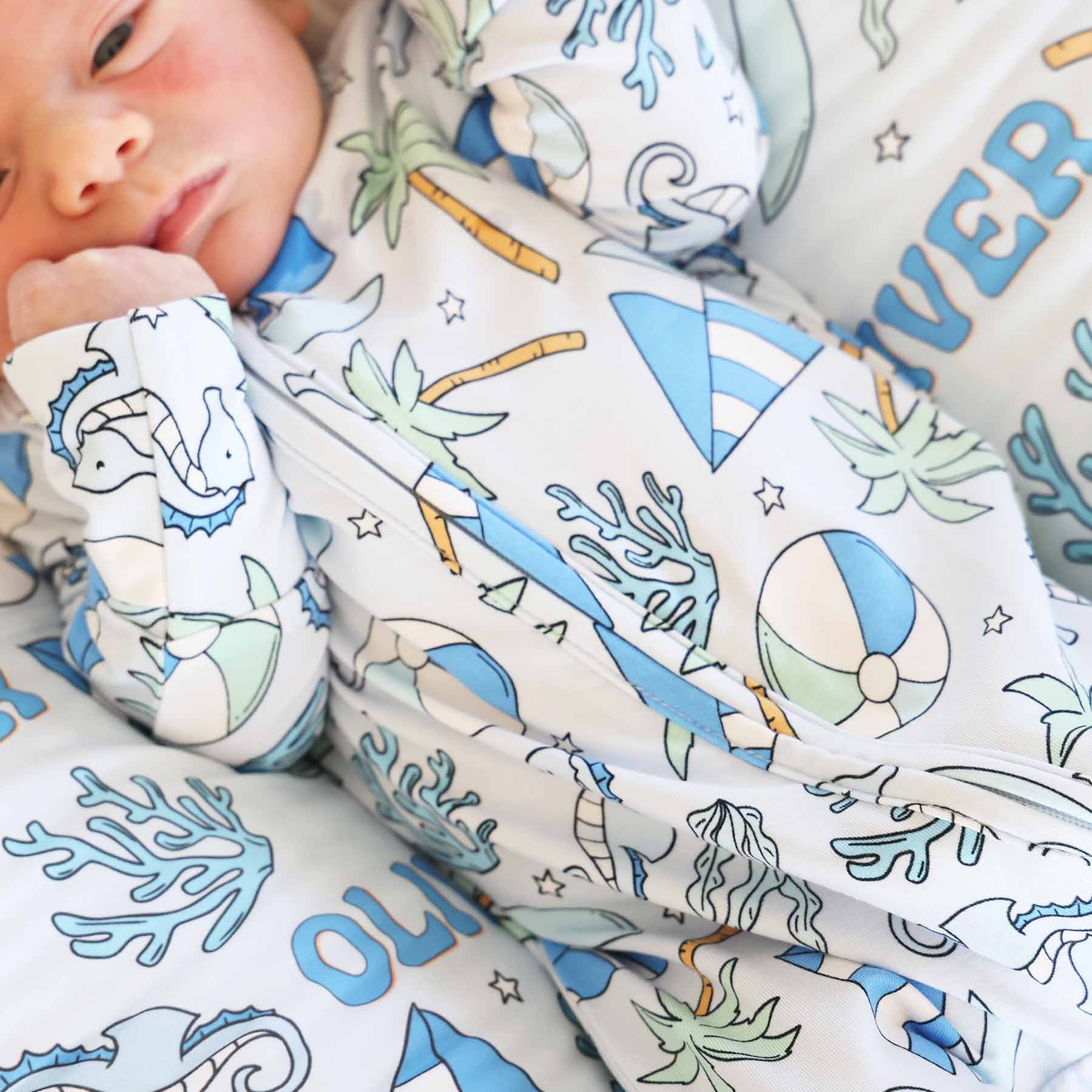  Tiny Tides Zipper Footie | Blue、mySite、layawaytickets