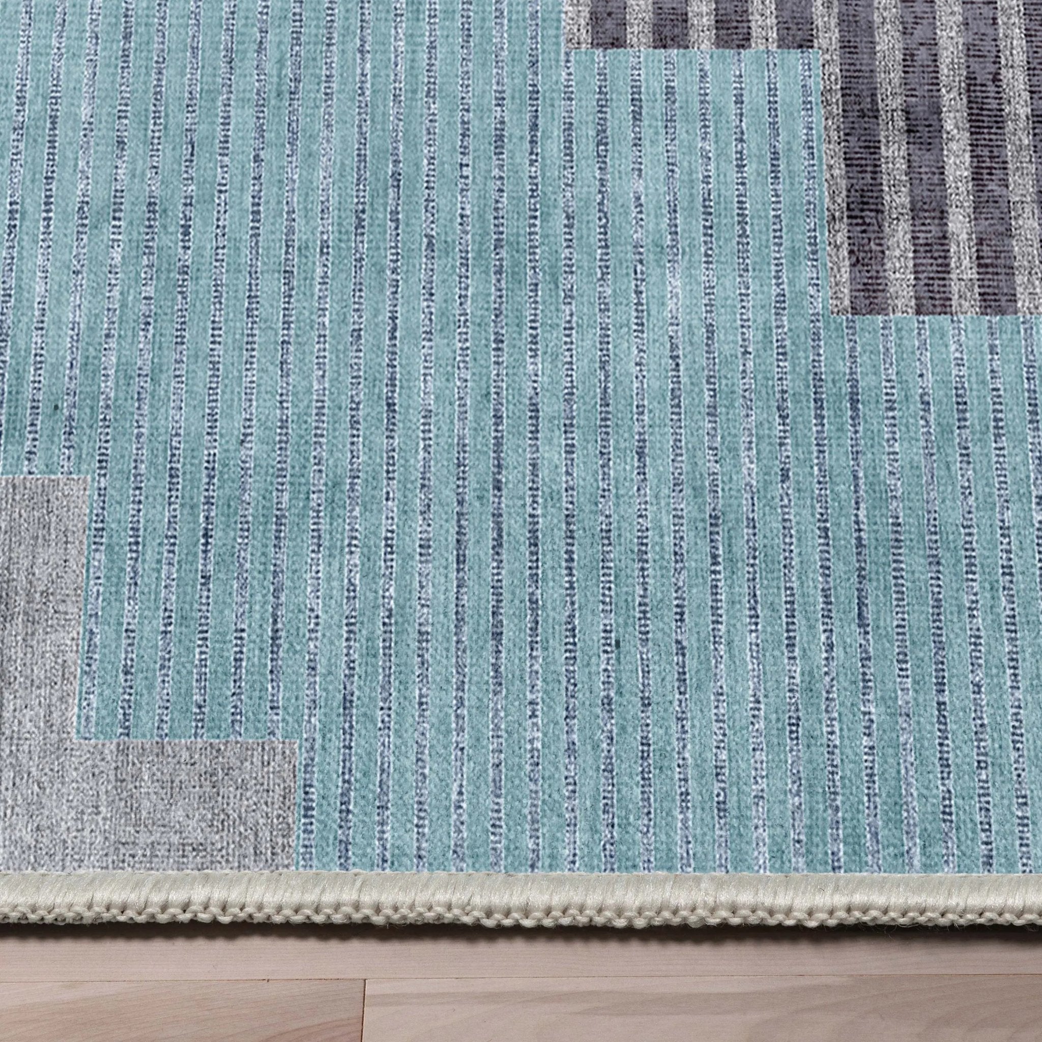 Portsmouth Southwestern Pattern Blue Flat-Weave Rug、mySite、gigharbornorthrealestate