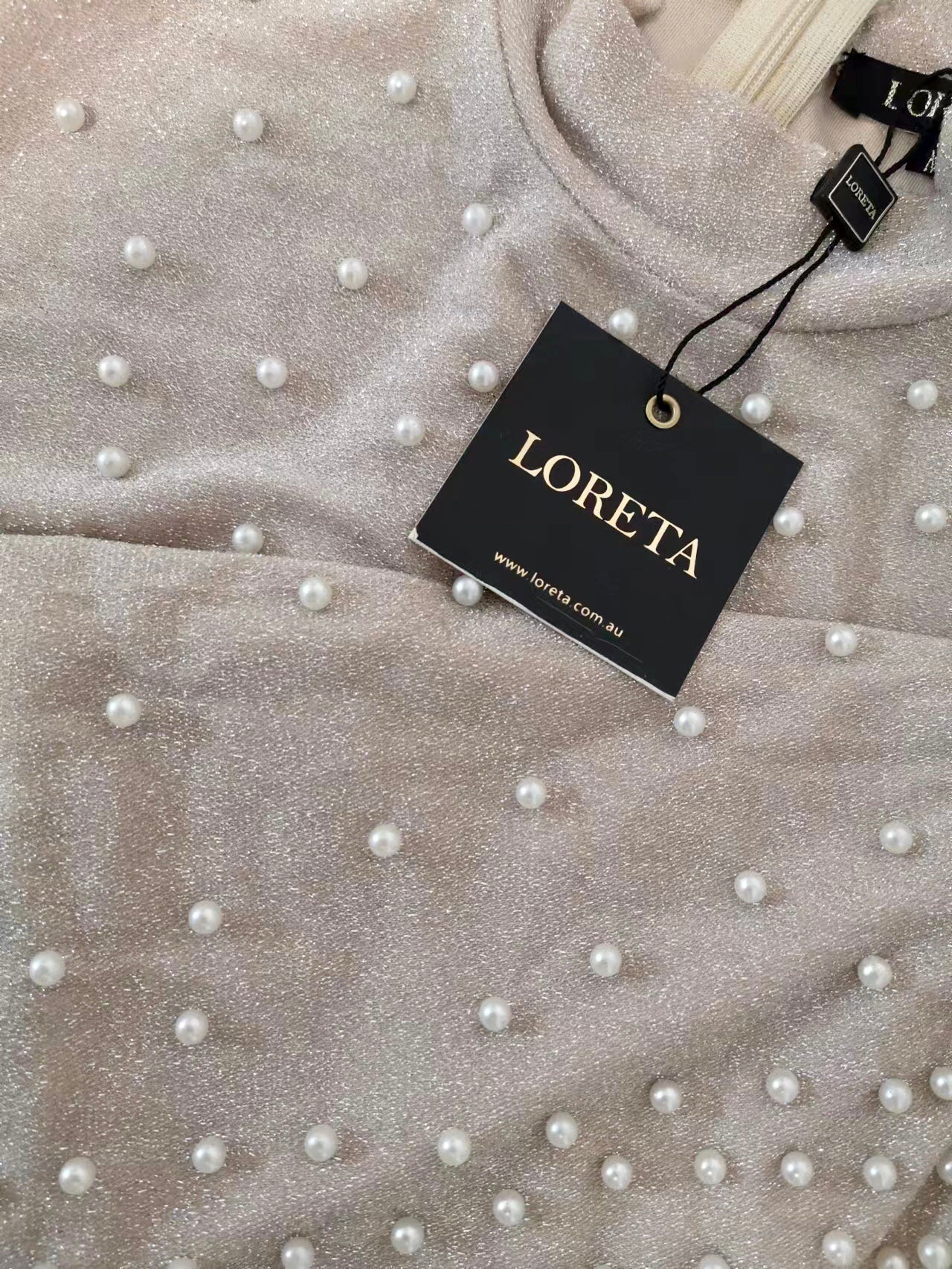  Starlight Beige Metallic Pearl Dress、mySite、merchandisen