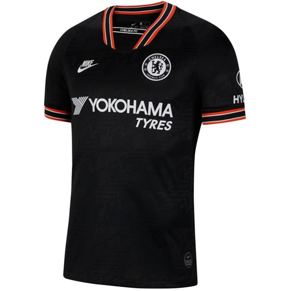 Nike Men's Chelsea 19/20 Third Jersey Black/White、mySite、noshort