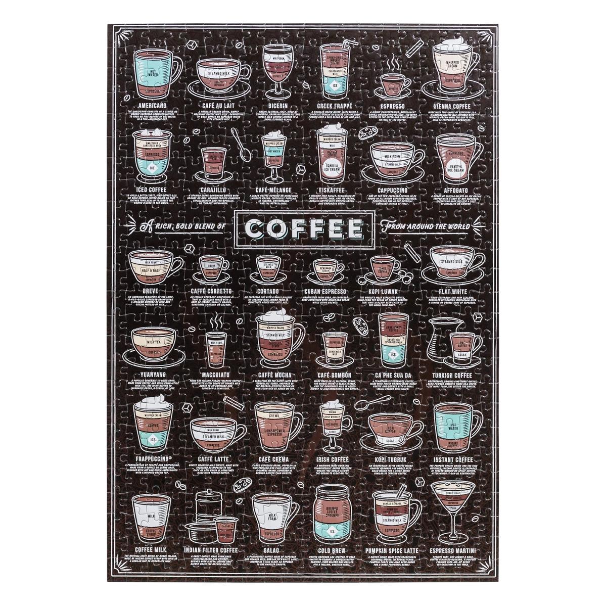 Coffee Lover's 500 Piece Jigsaw Puzzle、mySite、g9winljtr