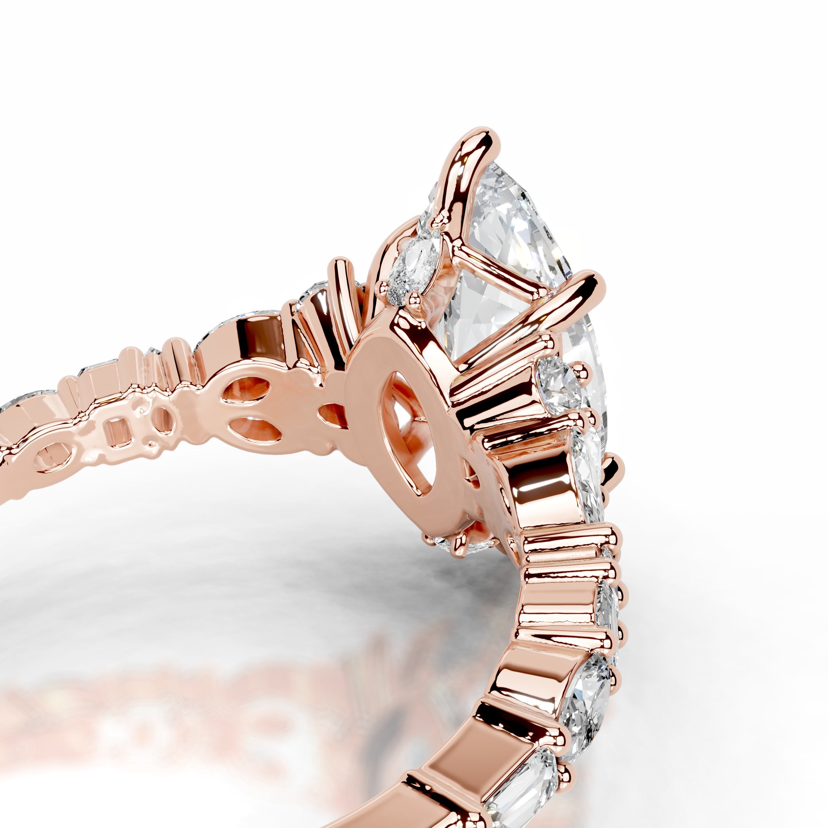 Tula Lab Grown Diamond Ring - 14K Rose Gold、mySite、hinf8tx79