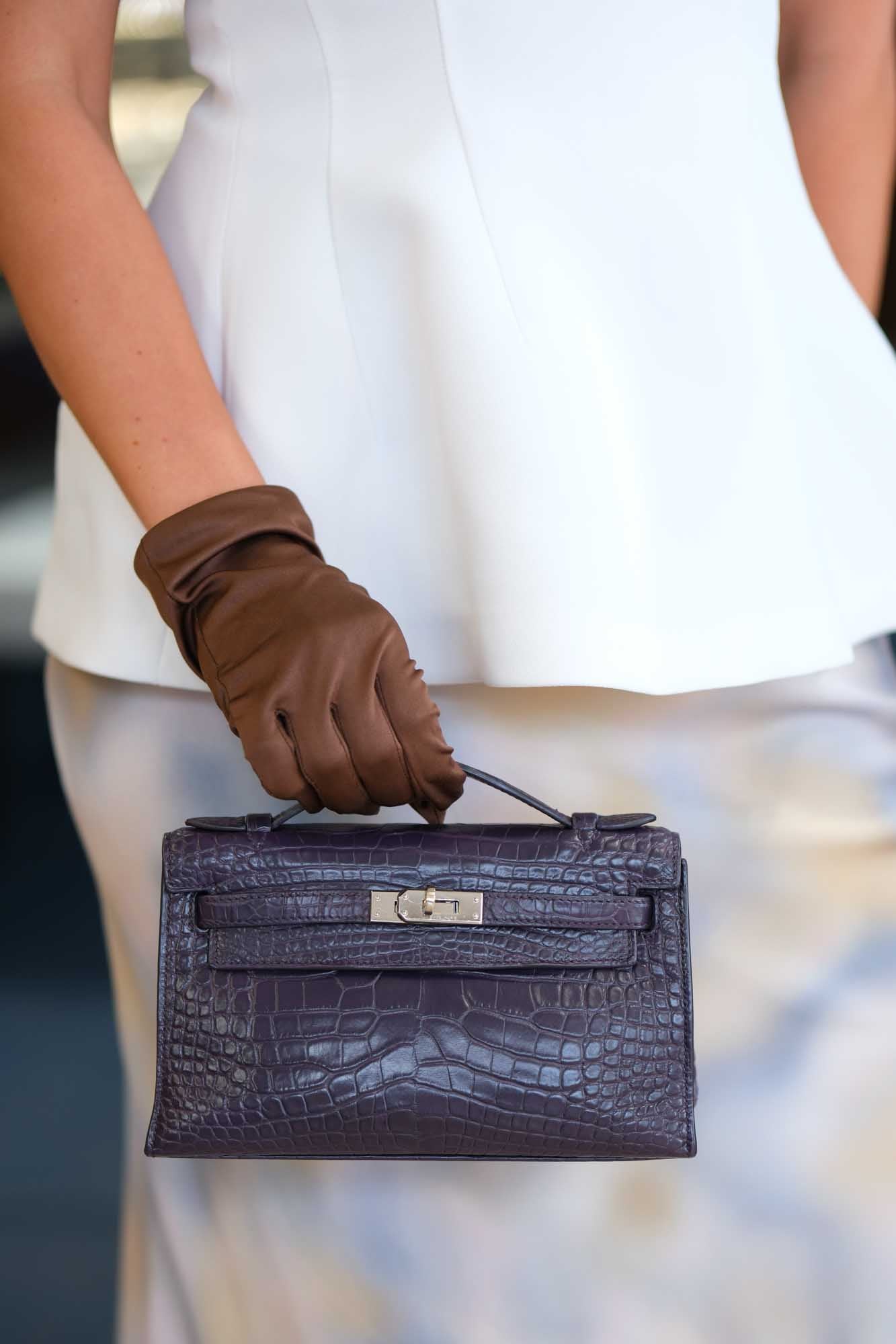 Hermès Mini Kelly Pochette Prunoir Matte Alligator with Palladium Hardware、mySite、garminoutage.com