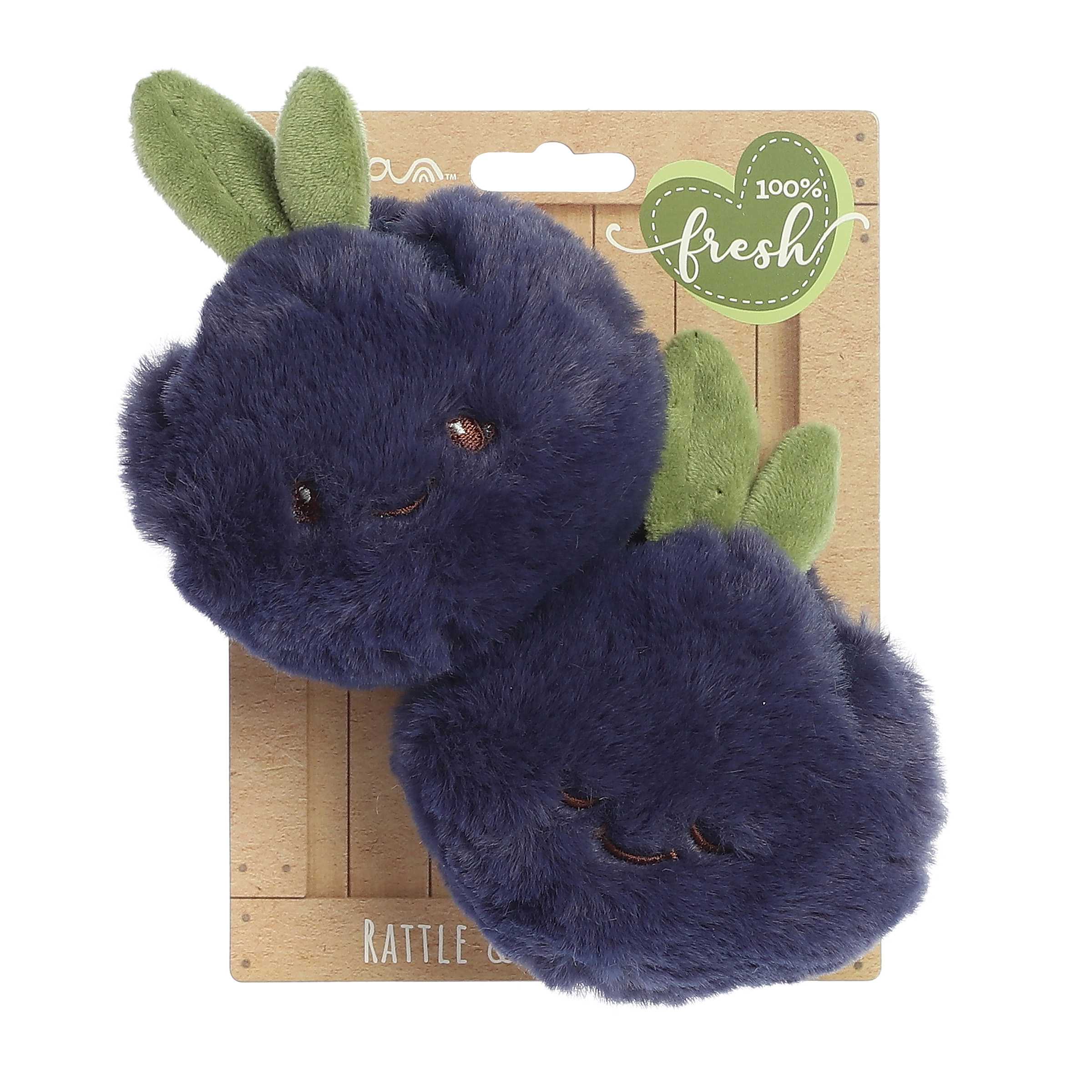 ebba™ - Precious Produce™ - Blueberry Rattle & Crinkle Set、mySite、g9winljtr