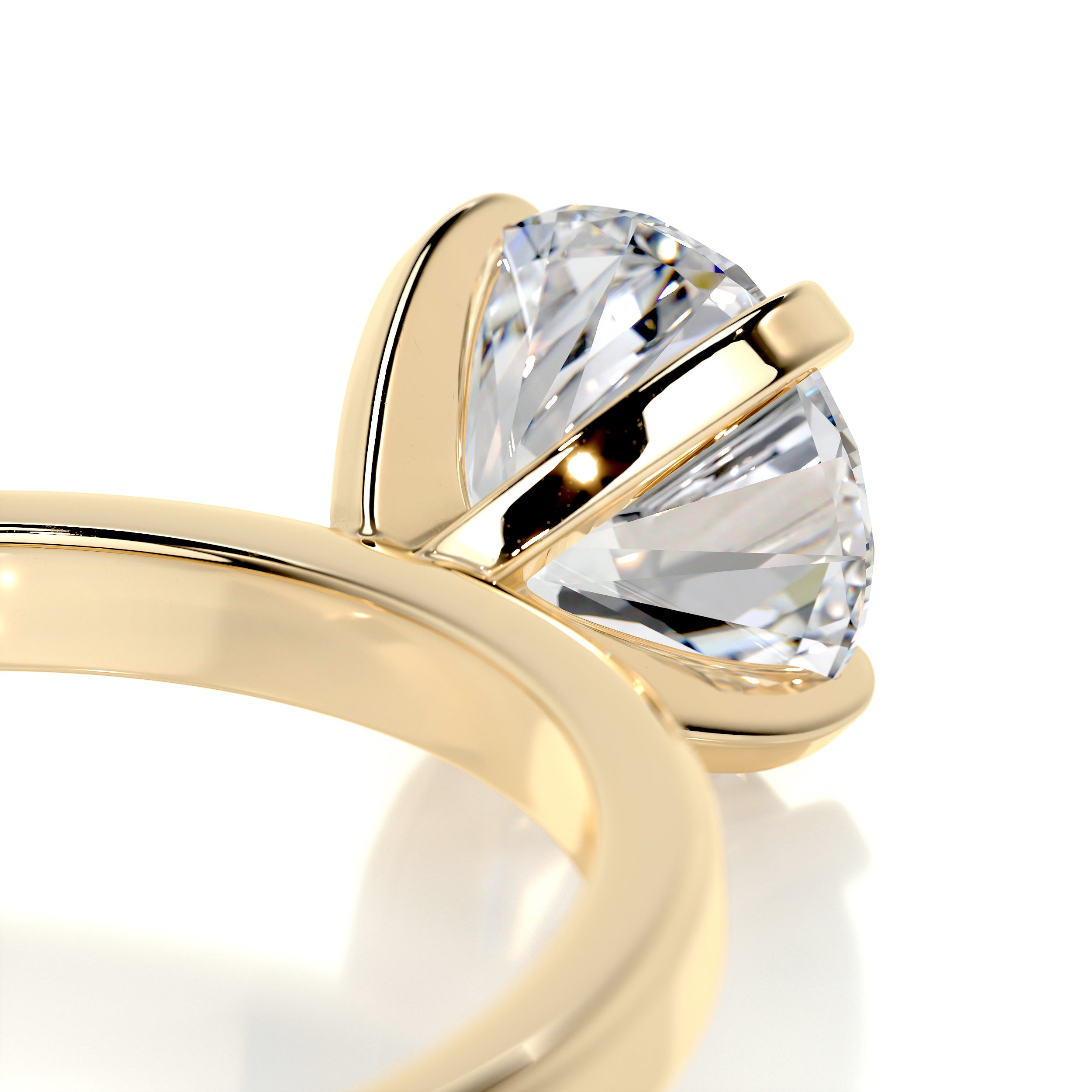Jessica Diamond Engagement Ring -18K Yellow Gold、mySite、hinf8tx79