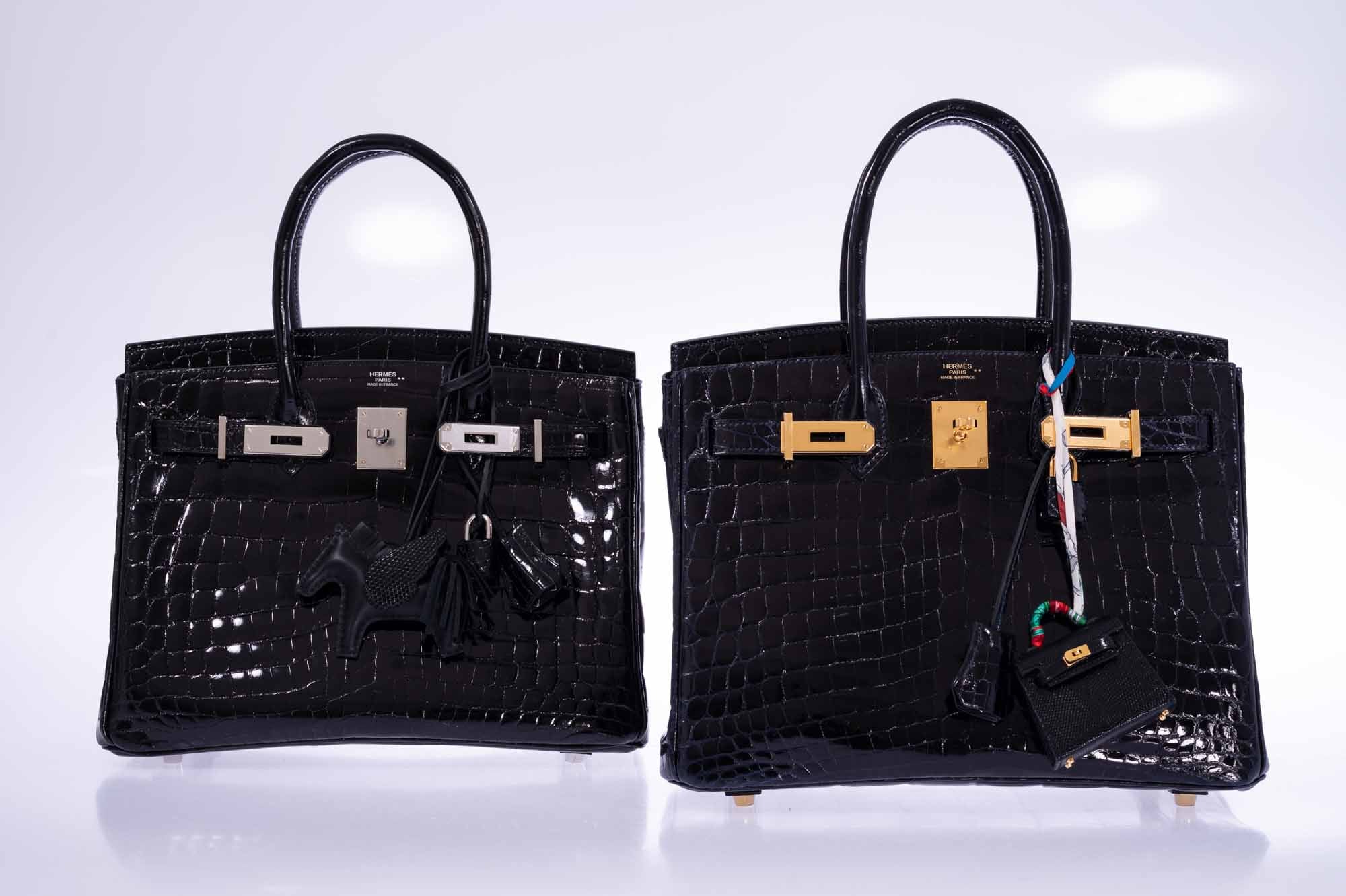 Hermès Birkin 30 Black Shiny Niloticus Crocodile Palladium Hardware、mySite、garminoutage.com