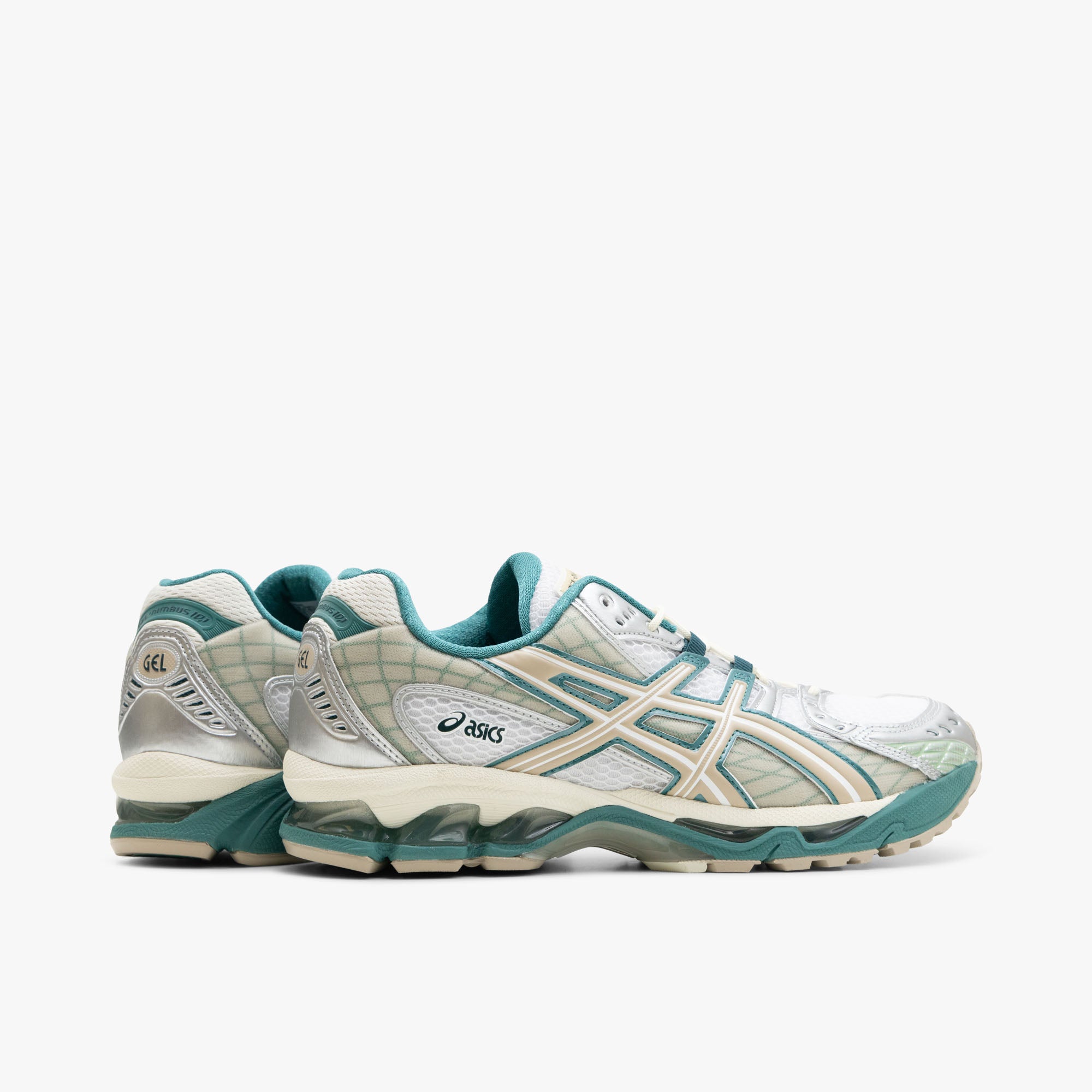  ASICS Gel-Nimbus 10.1 White / Rainy Lake、mySite、merchandisen