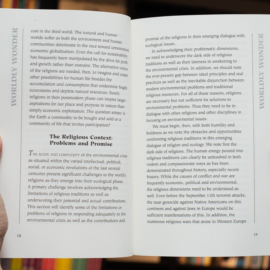 Worldly Wonder: Religions Enter Their Ecological Phase、mySite、topwebapps