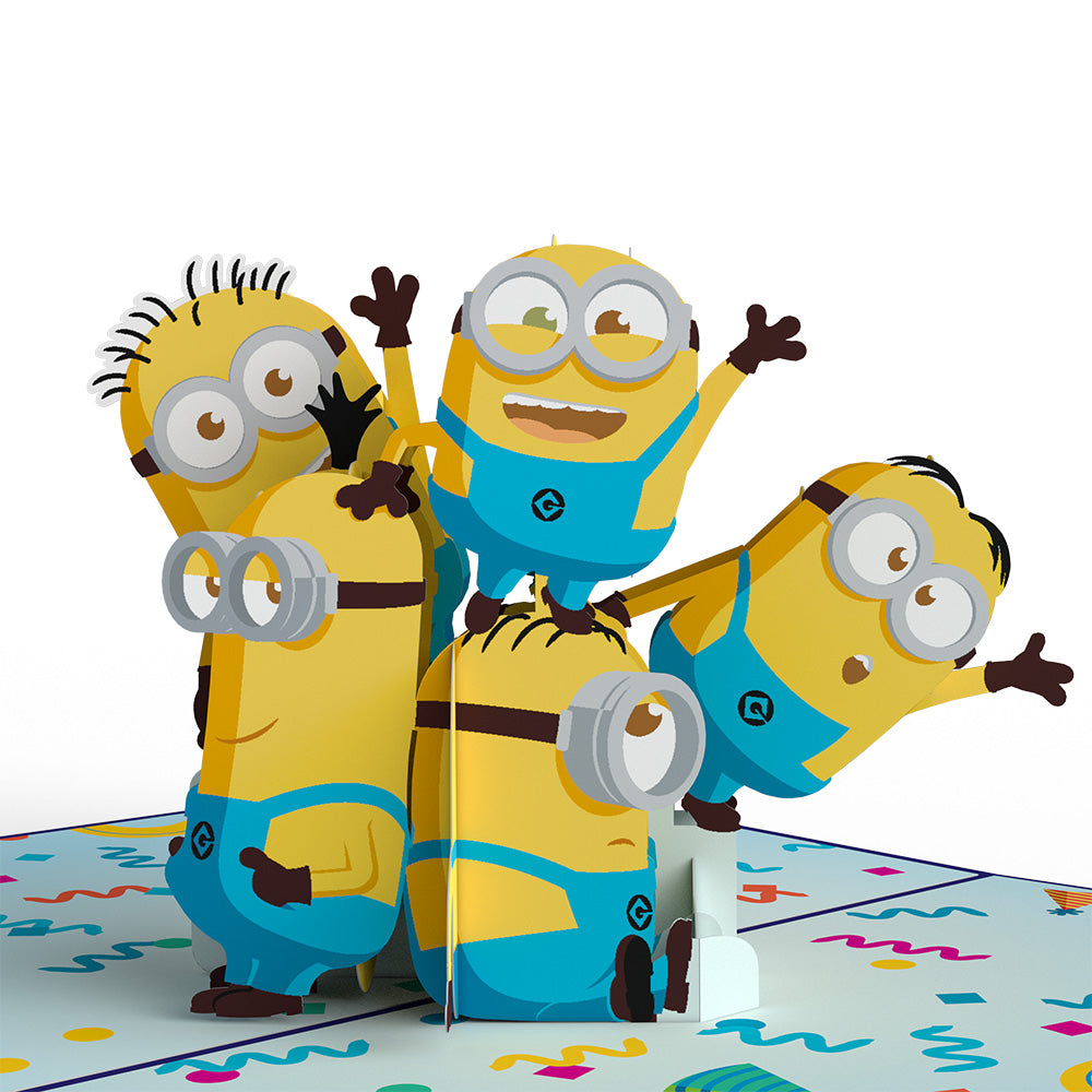Minions Bello Birthday! Pop-Up Card、mySite、solidvoid