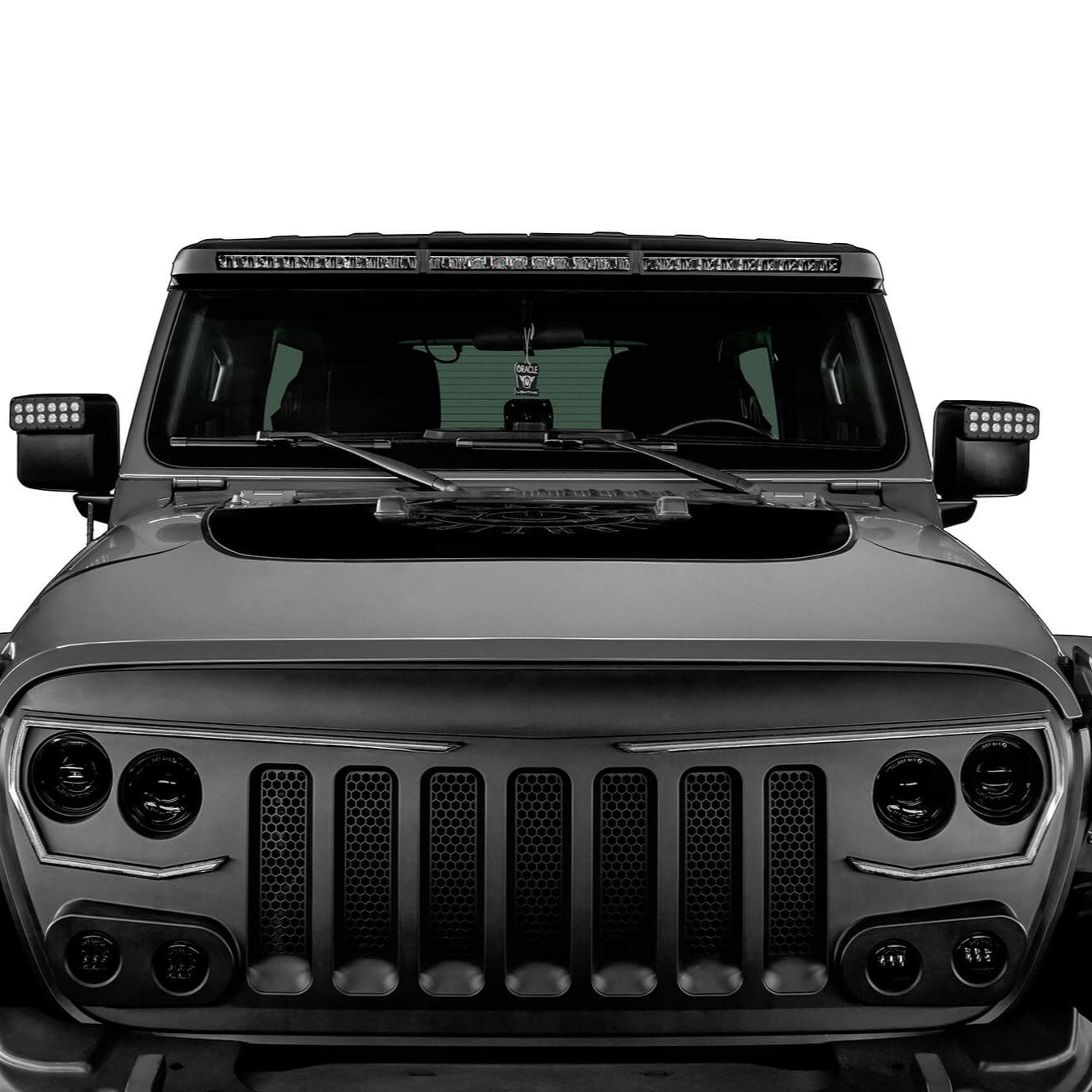 ORACLE Lighting Integrated Windshield Roof LED Light Bar System for Jeep Wrangler JL & Gladiator JT、mySite、nflplayoffbracketp
