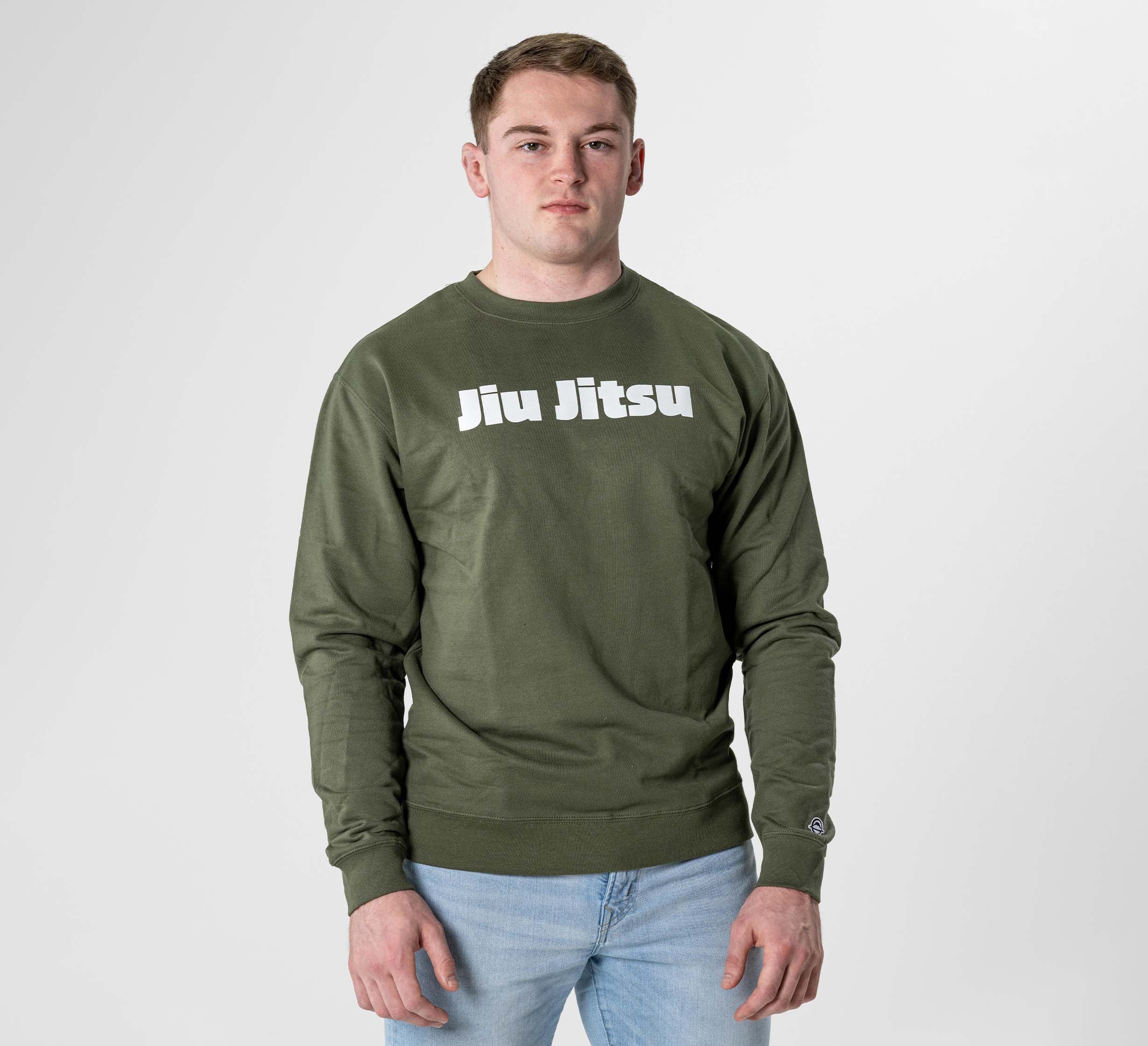Jiu Jitsu Player Crewneck Military Green、mySite、gigharbornorthrealestate