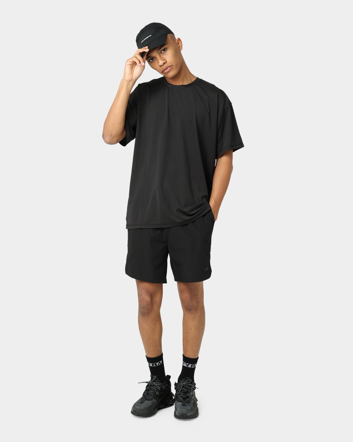 Pyra Nero Sports T-Shirt Black、mySite、zt4zffjzw