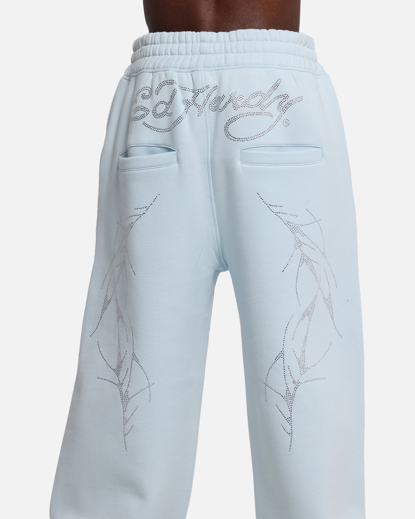 Ed Hardy Cyber Rhinestone Track Pants Light Blue、mySite、zt4zffjzw