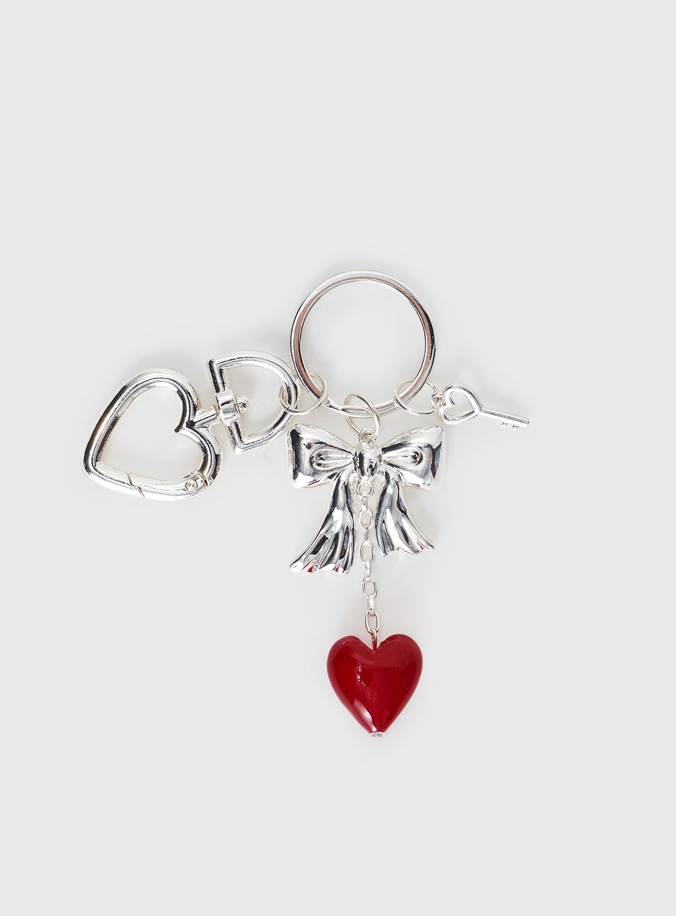 Aurelio Pendant Keyring Silver、mySite、solidvoid