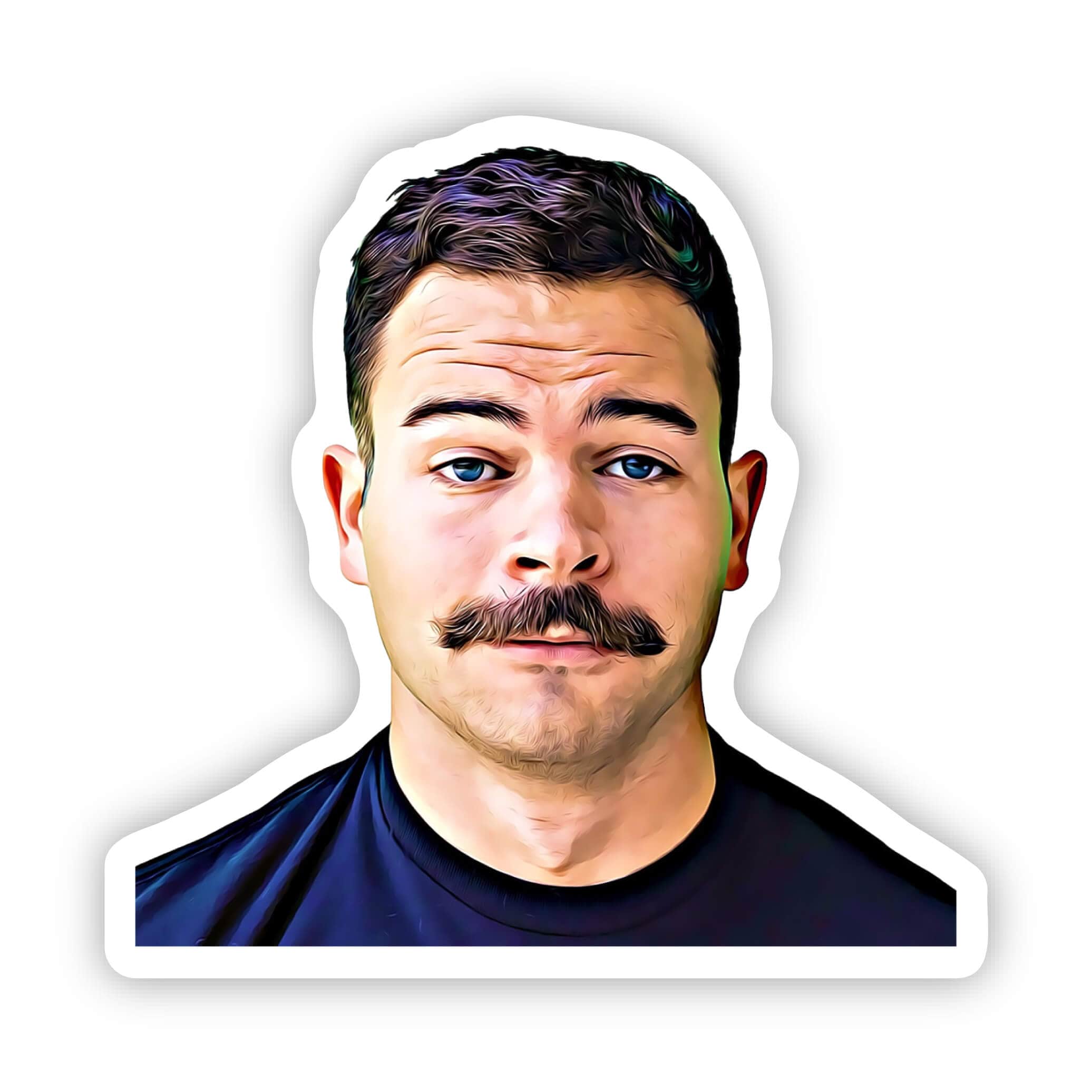  Smolder Animated Headshot Frankie Lapenna Sticker、mySite、elrpsem3k