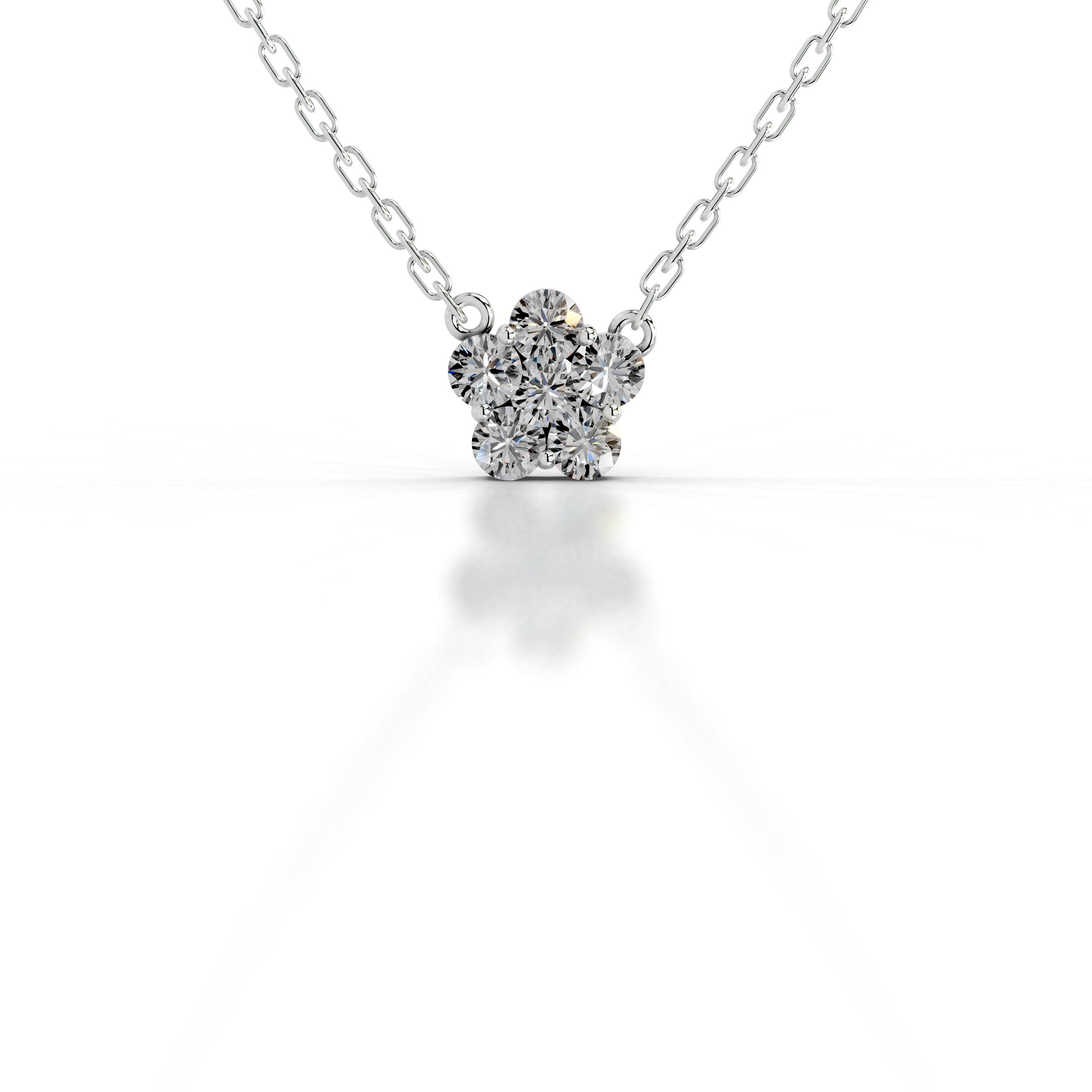 Bonnie Lab Grown Diamond Pendant - 14K White Gold、mySite、hinf8tx79