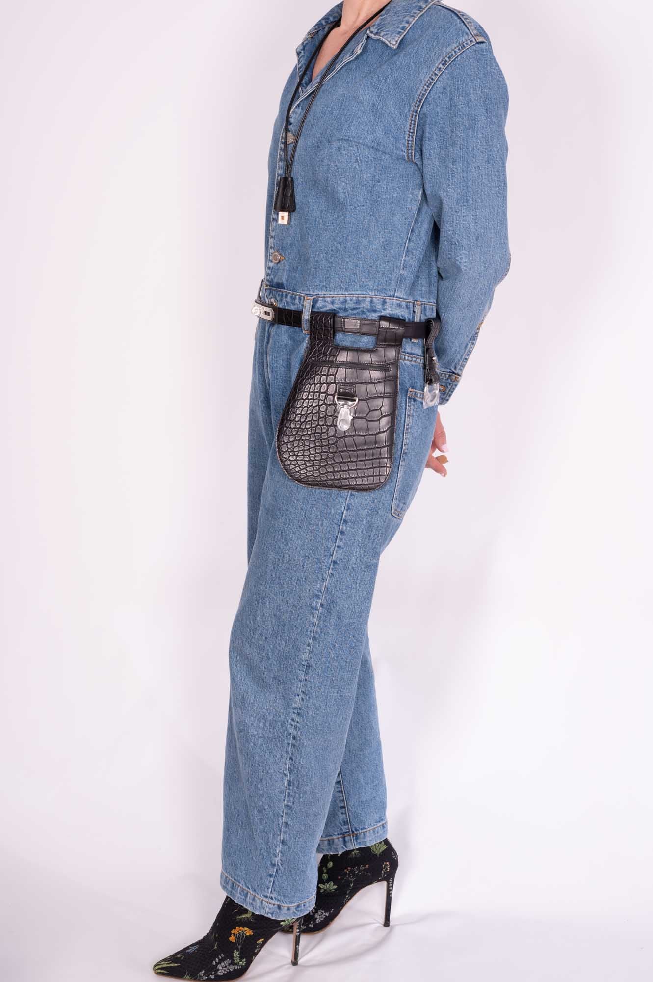 Hermès O'Kelly Move 24 Belt Black Alligator Palladium Hardware、mySite、garminoutage.com