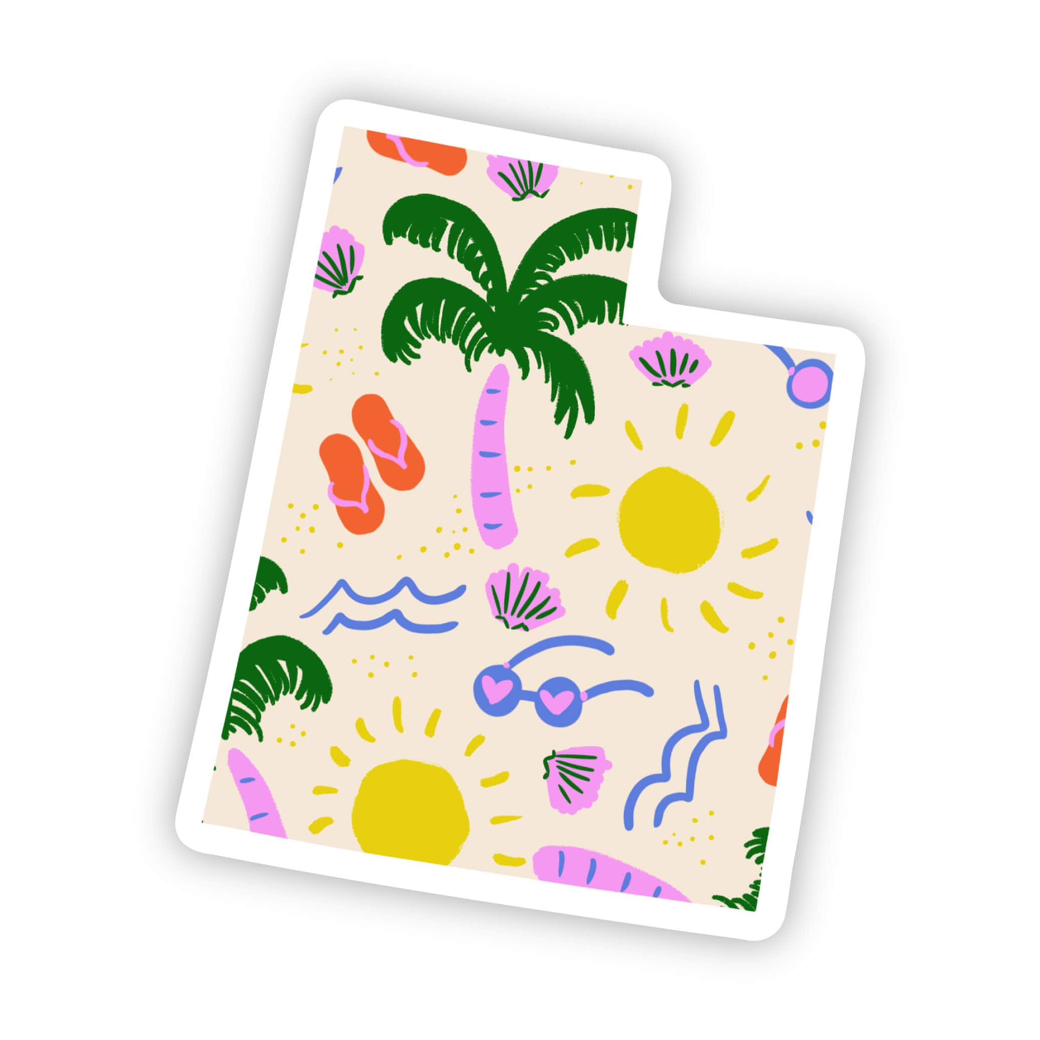  Utah Sticker - Beach、mySite、elrpsem3k
