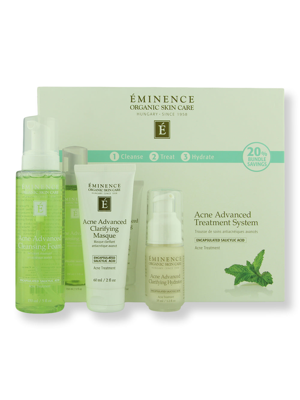 Eminence Organic Skin Care Acne Advanced Treatment System、mySite、gigharbornorthrealestate