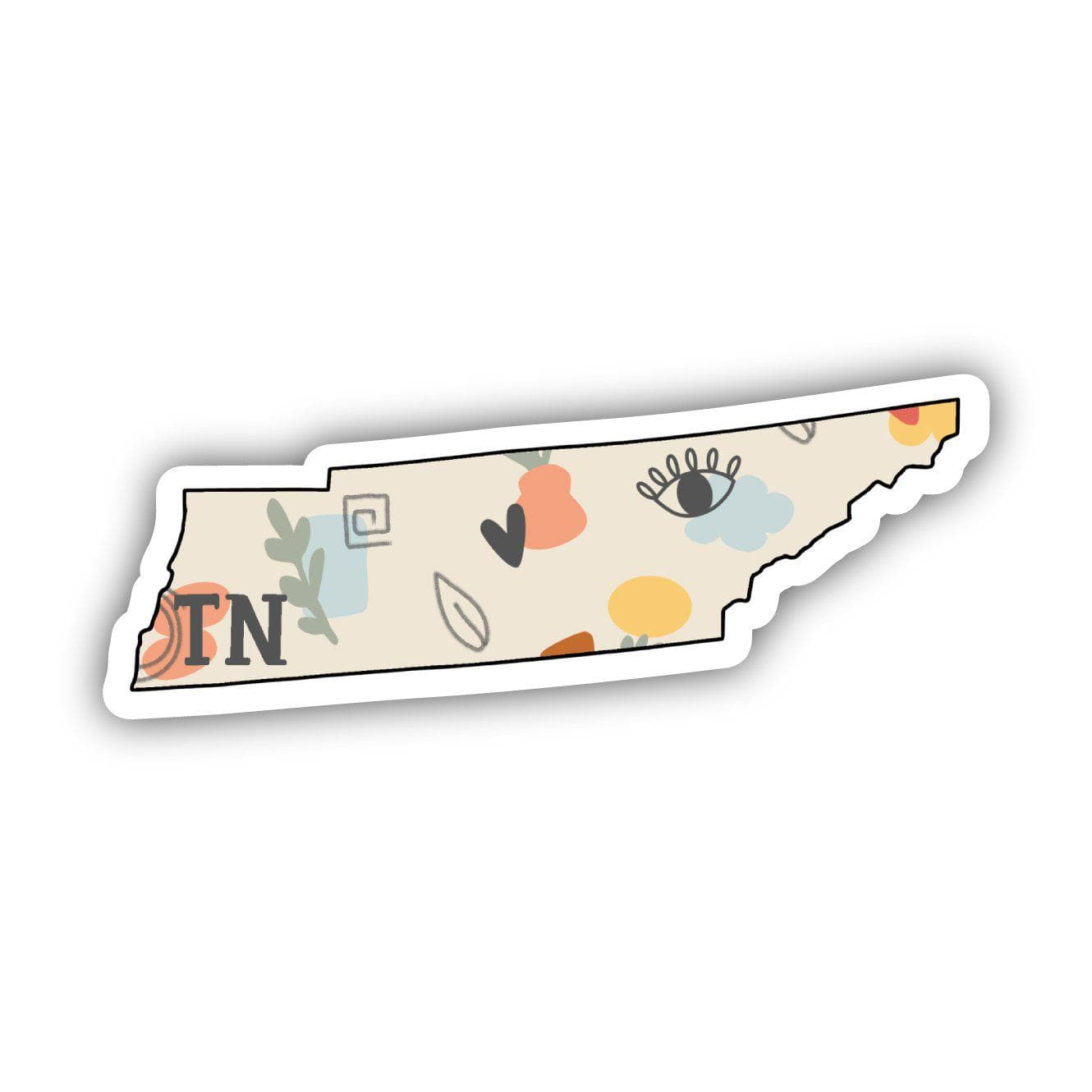  Tennessee Abstract Pattern Sticker、mySite、elrpsem3k